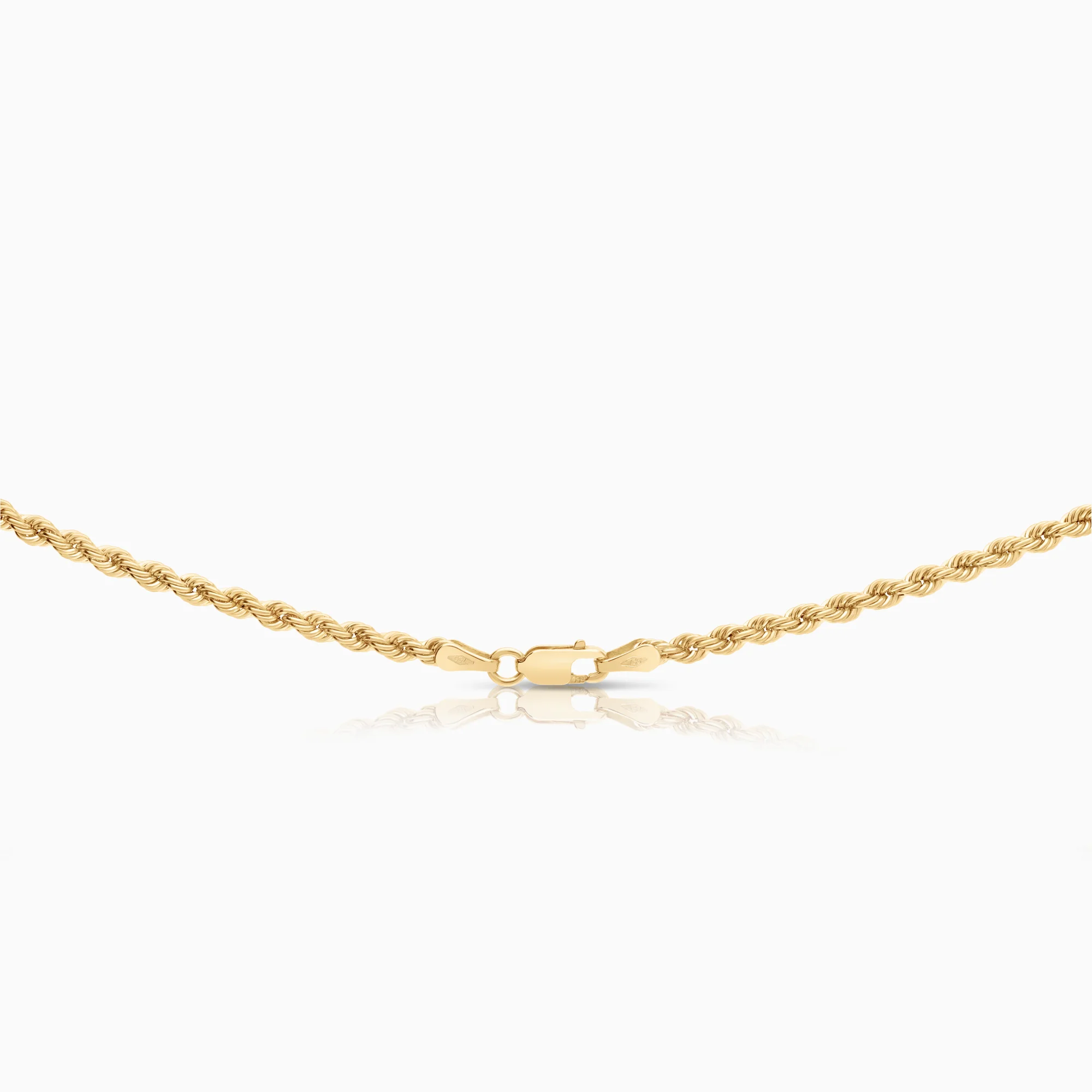Rope necklace 4.63g 18K gold - Image 2