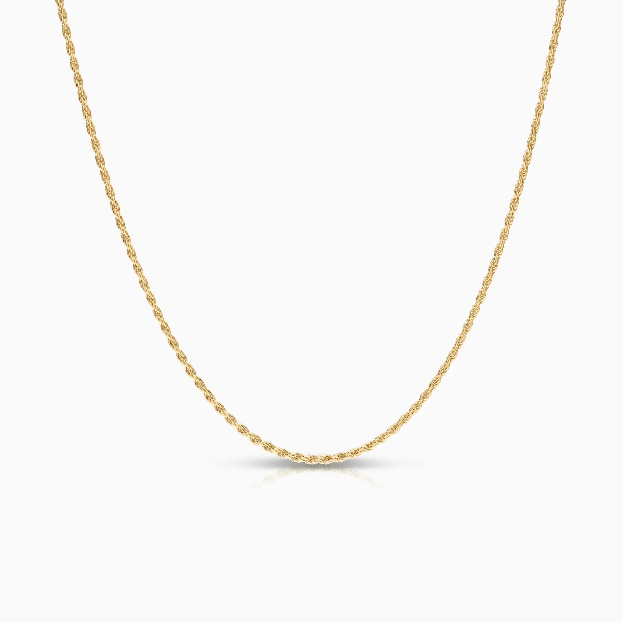 Rope necklace 5.18g 18K gold
