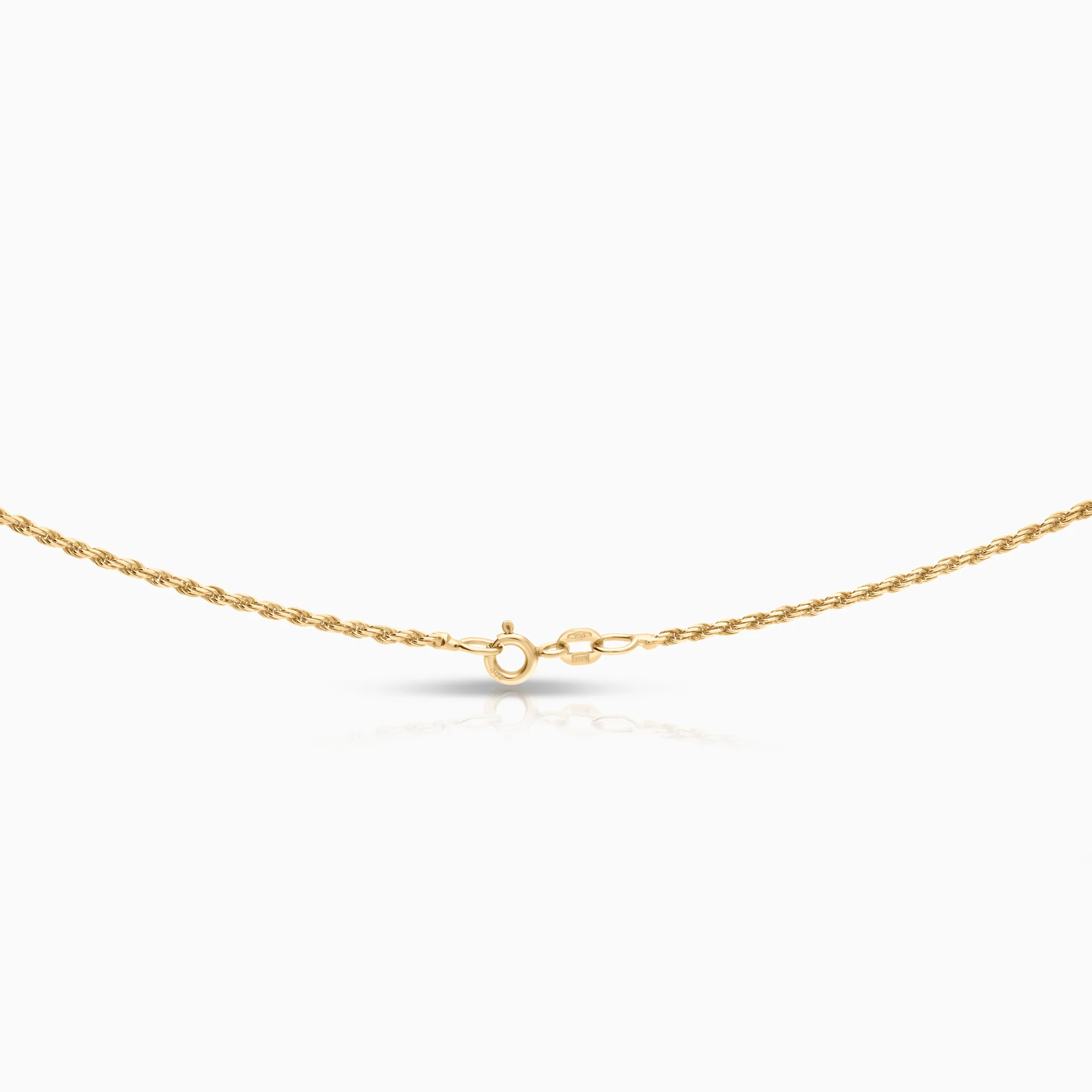 Rope necklace 5.81g 18K gold - Image 2