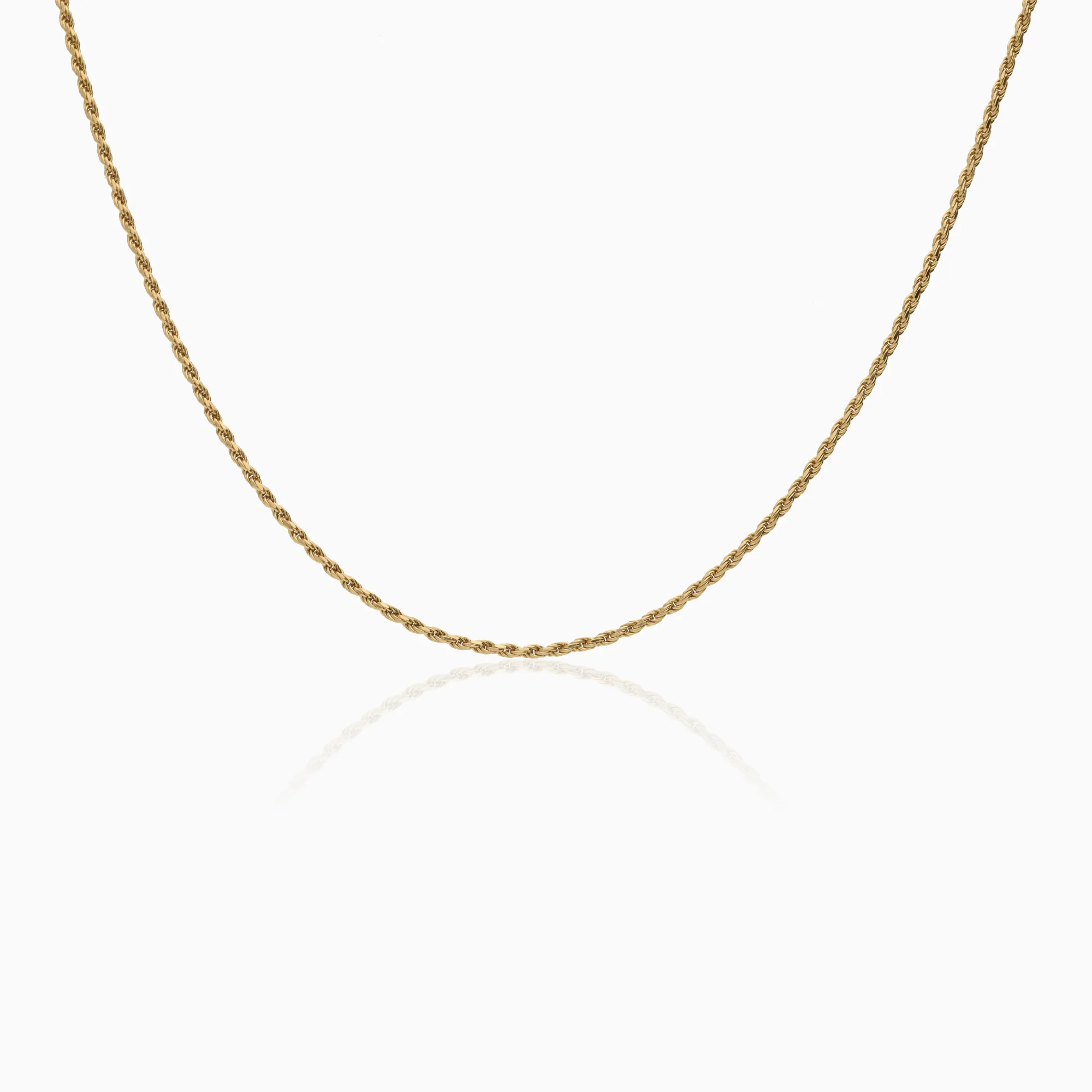 Rope necklace 5.20g 18K gold