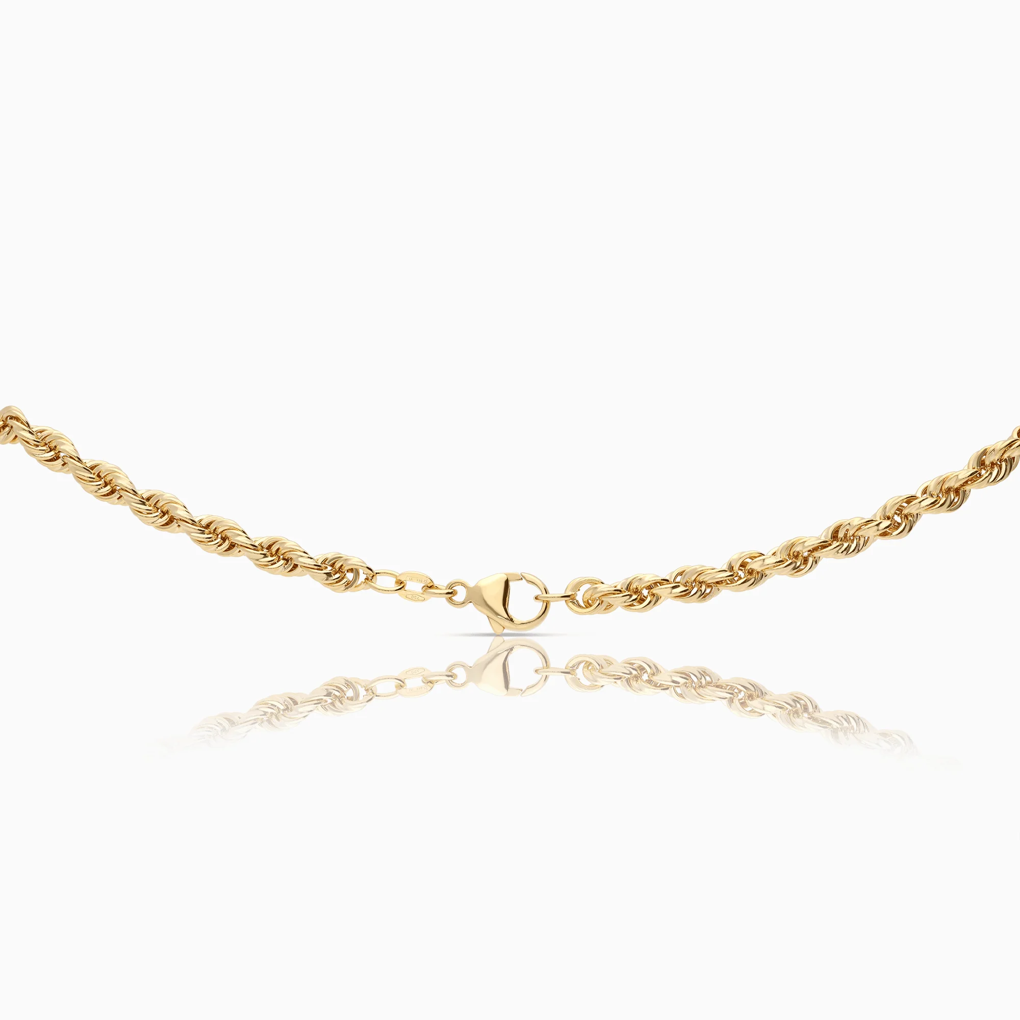 Rope necklace 53.0g 18K gold - Image 2