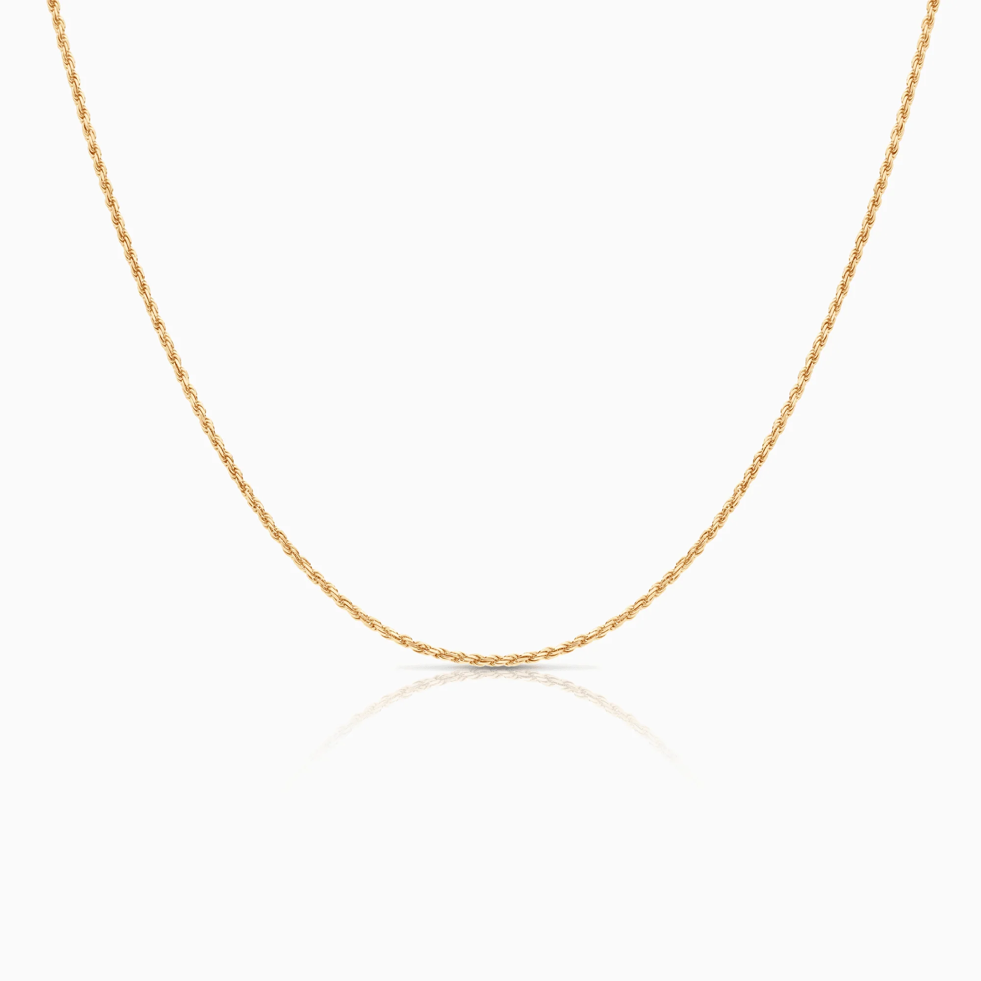 Rope necklace 5.54g 18K gold