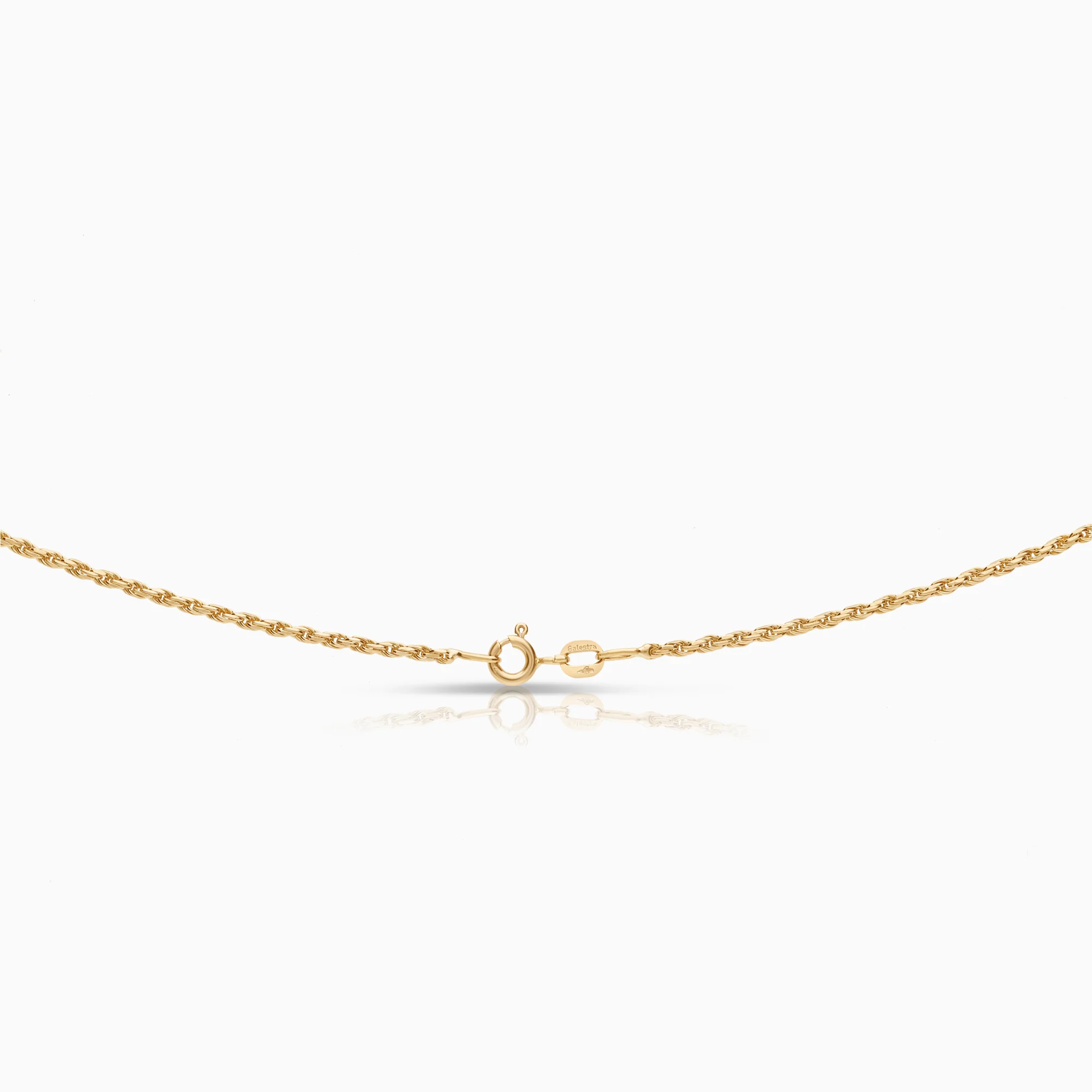Rope necklace 6.86g 18K gold - Image 2