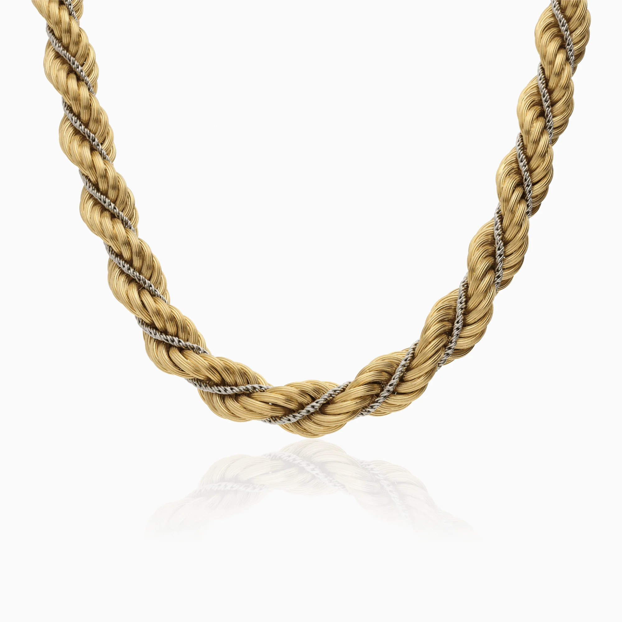 Rope necklace 62.0g 18K gold