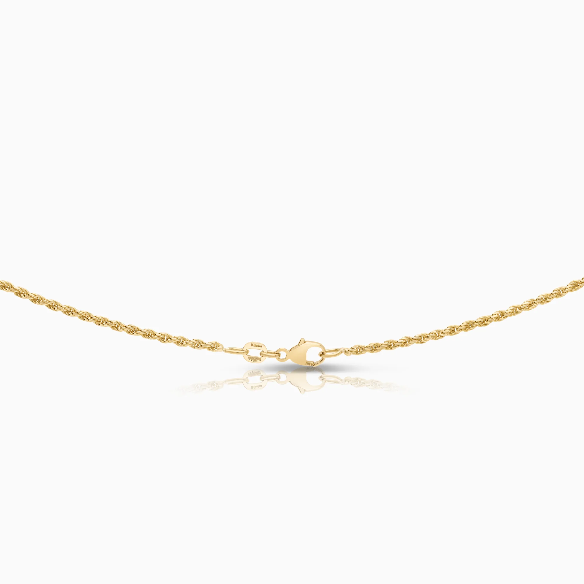 Rope necklace 7.97g 18K gold - Image 2