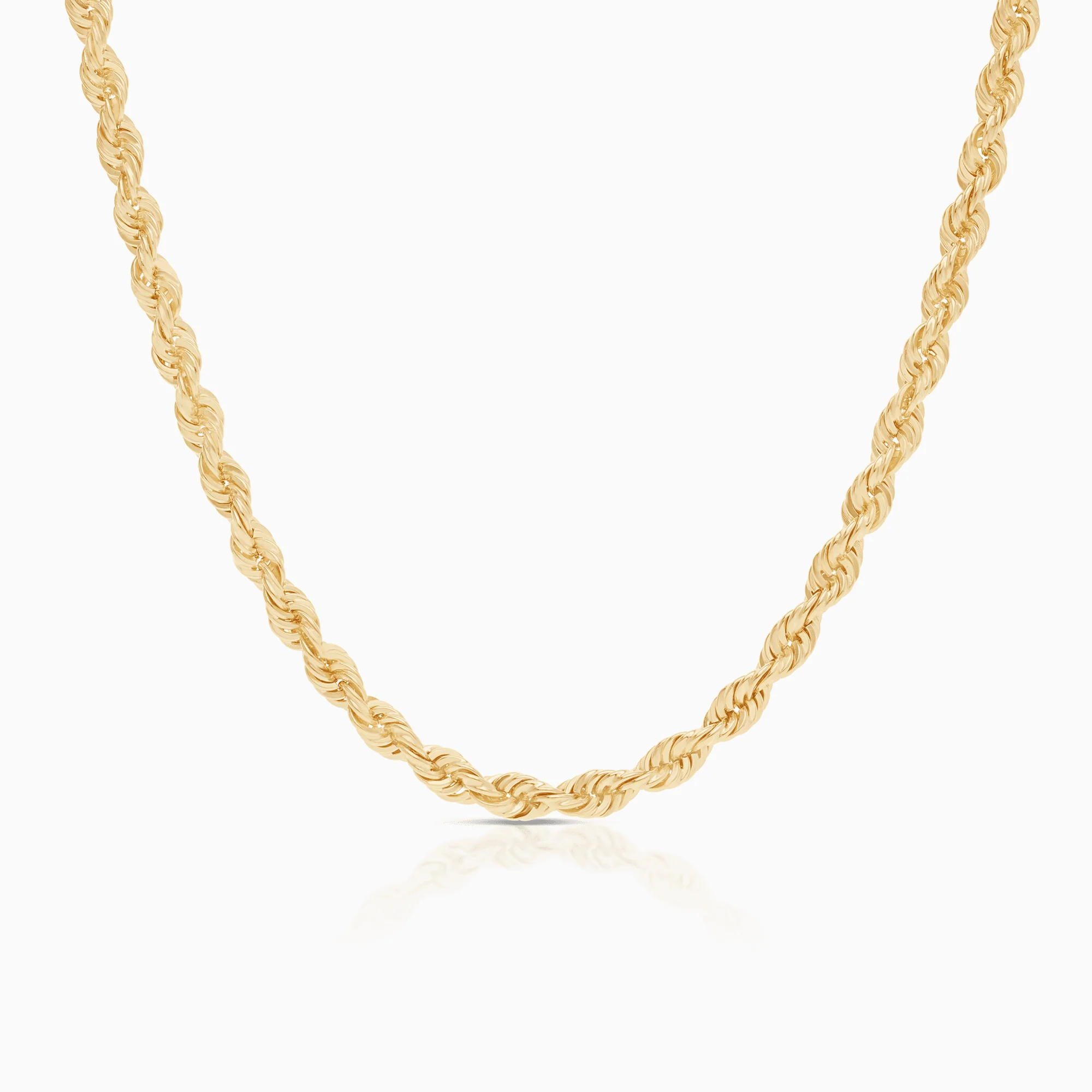 Rope necklace 75.86g 18K gold