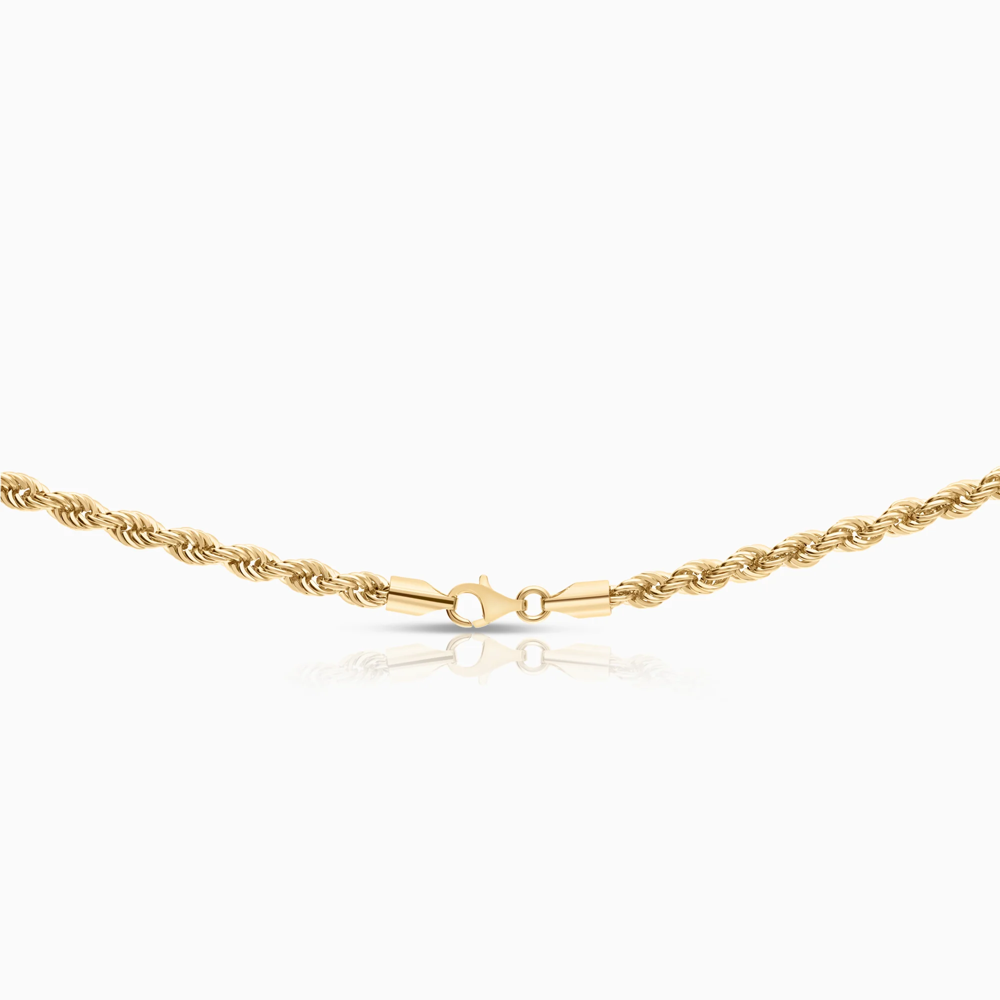 Rope necklace 8.30g 18K gold - Image 2
