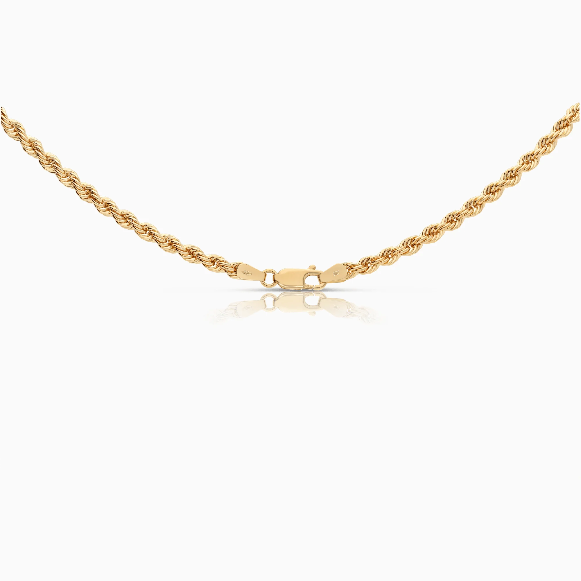 Rope necklace 9.56g 18K gold - Image 2