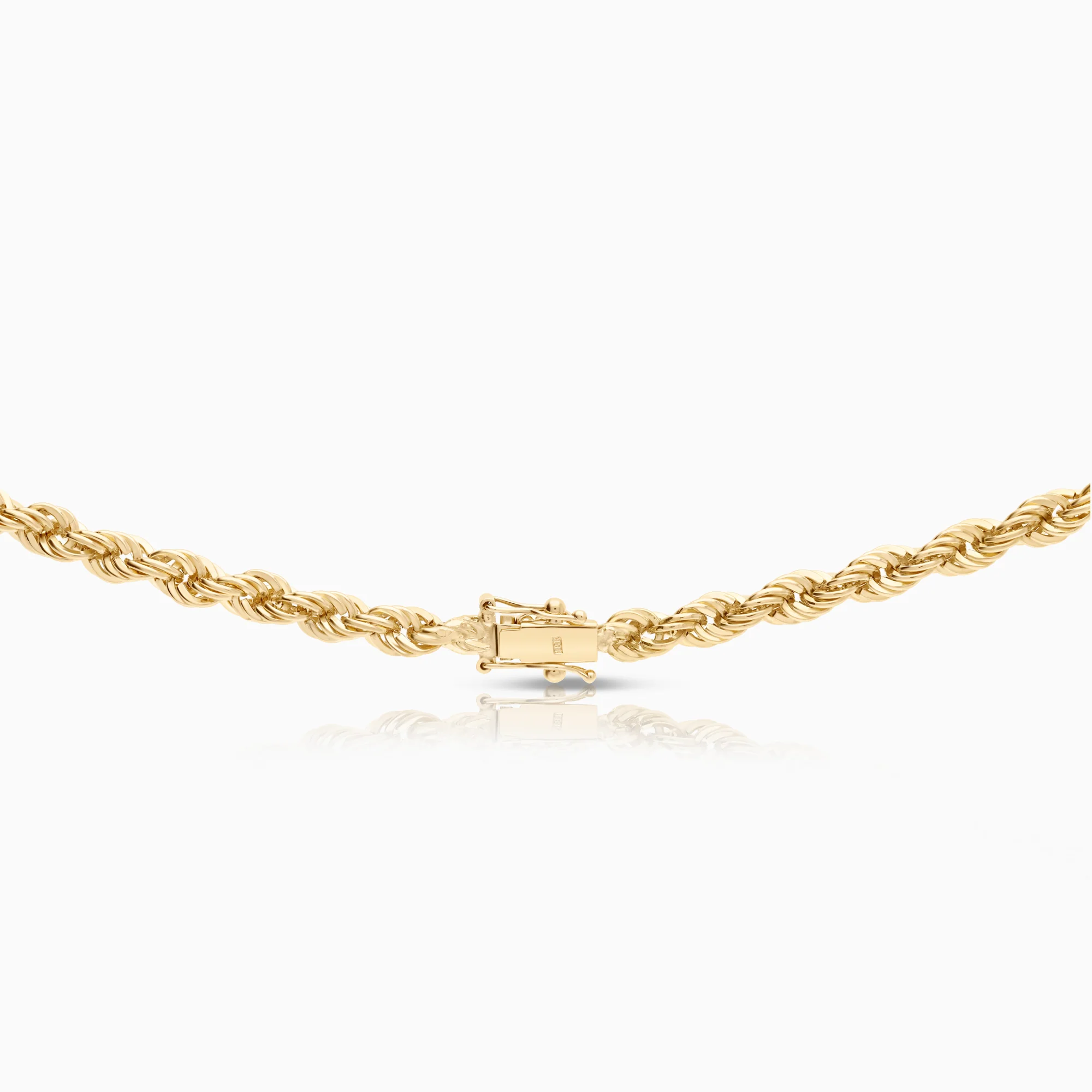 Rope necklace 13.83g 18K gold - Image 2