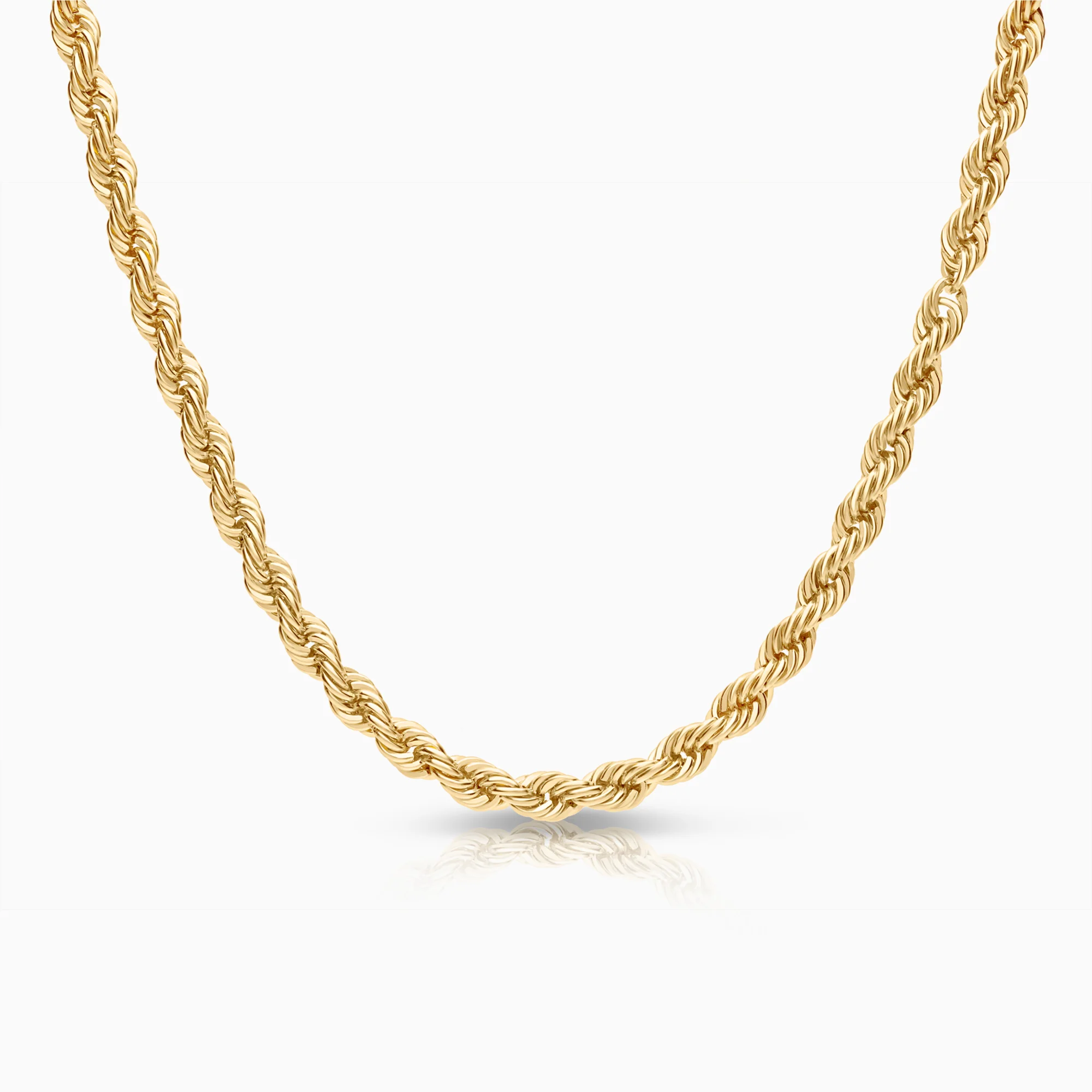 Rope chain necklace 13.82g 18K gold