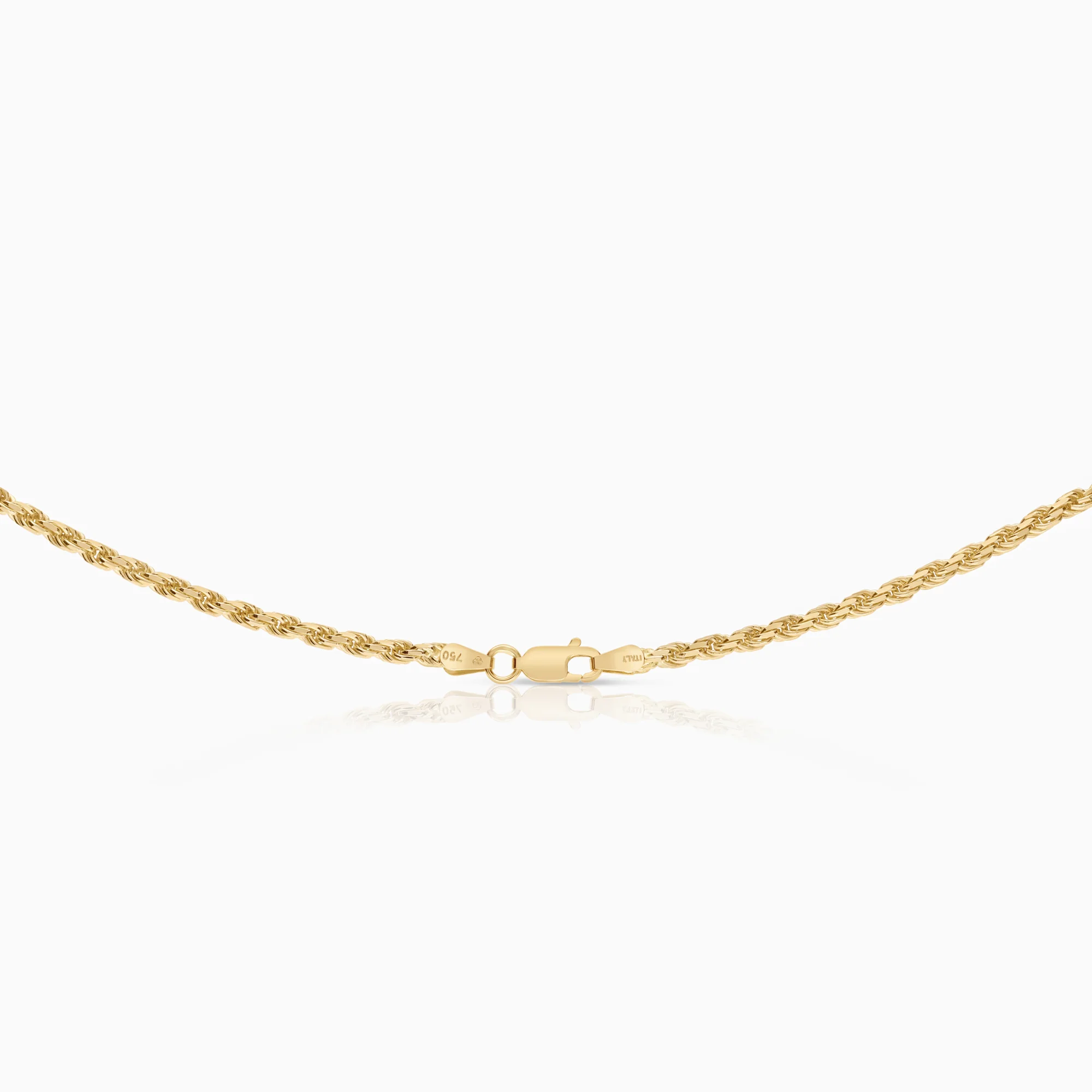 Rope chain 26.00g 18K gold - Image 2
