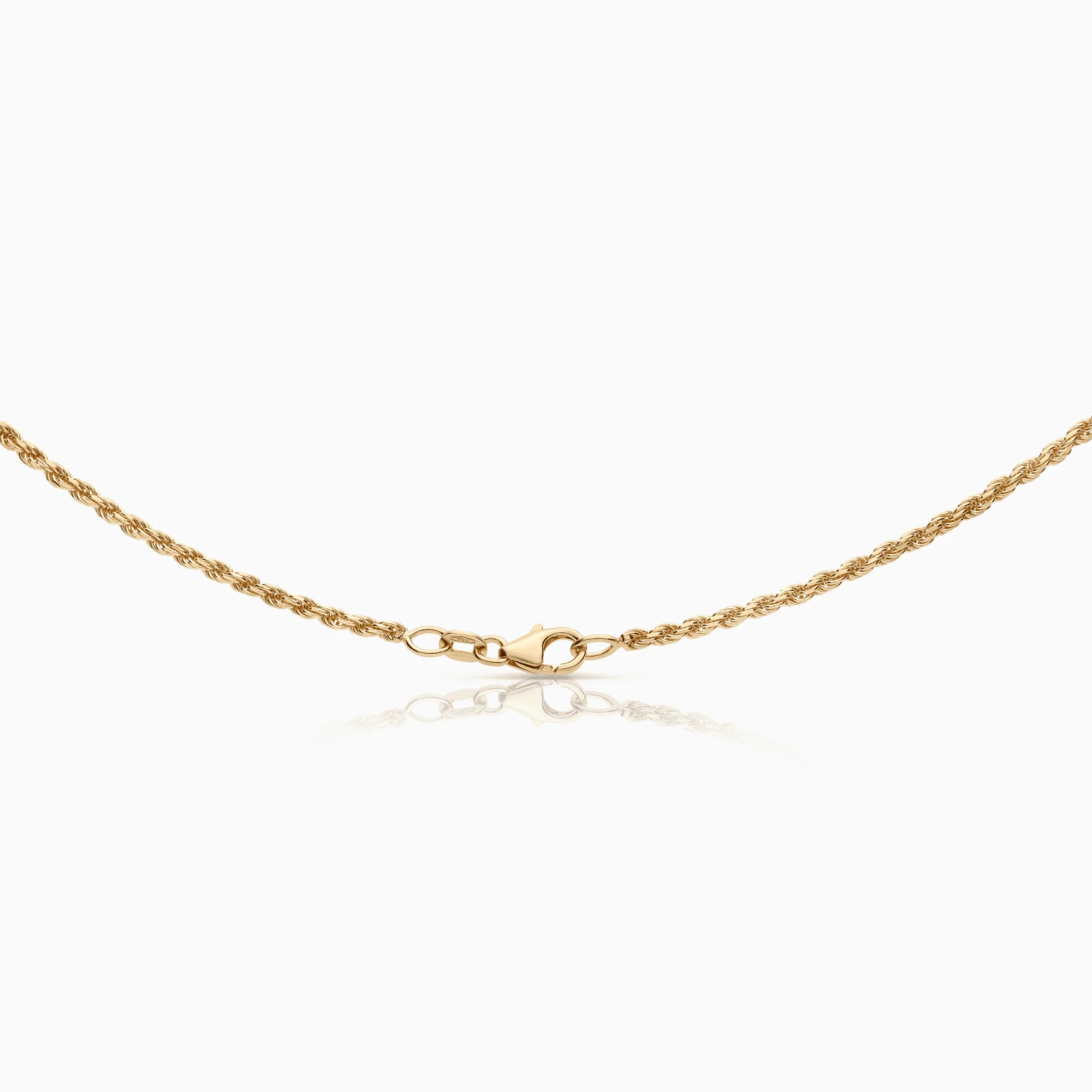 Rope chain 8.65g 18K gold - Image 2