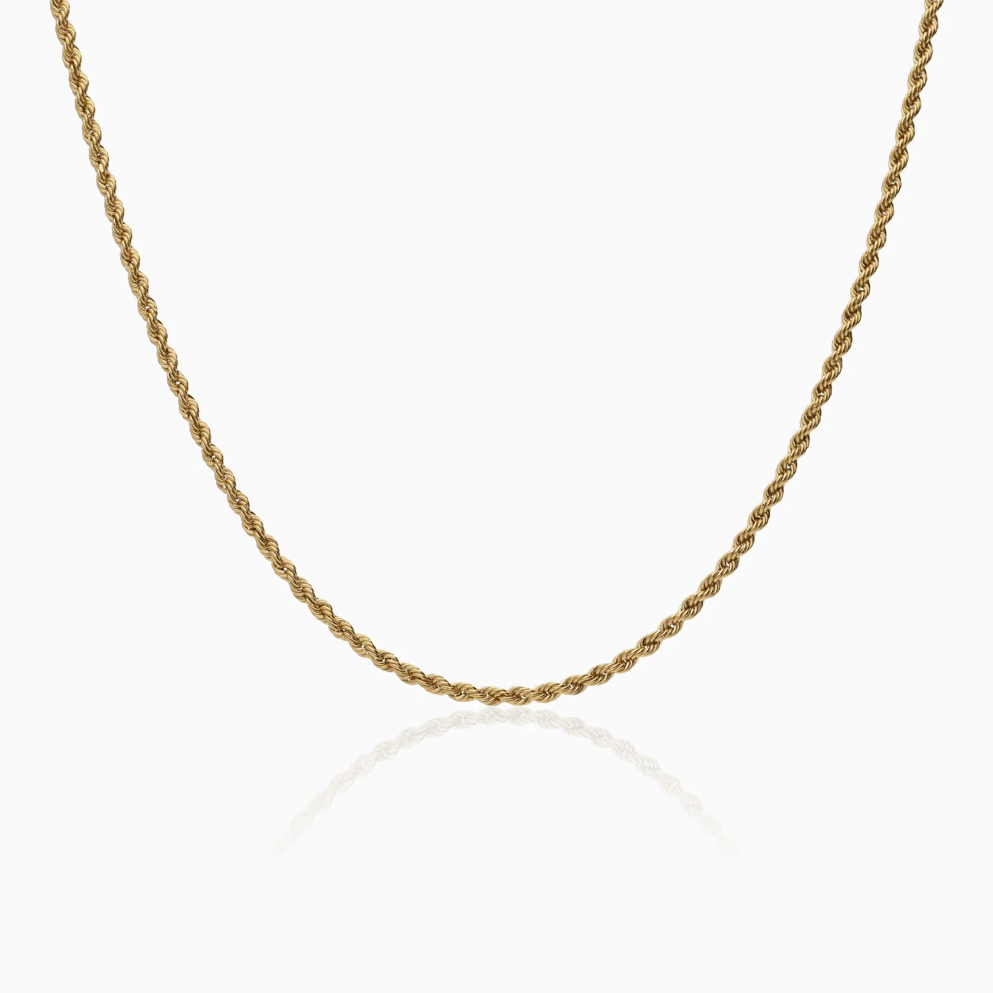 Rope link 2.40g 18K gold