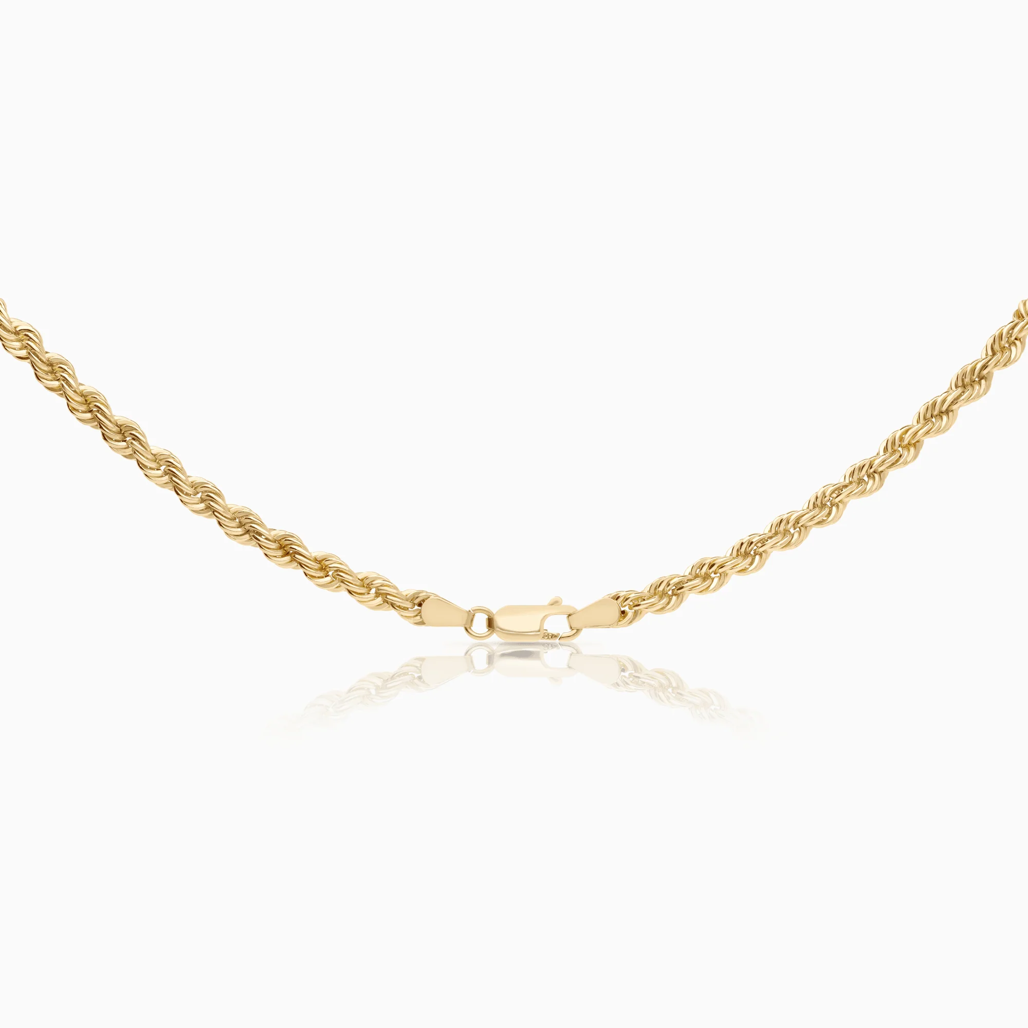 Rope necklace 11.85g 18K gold - Image 2