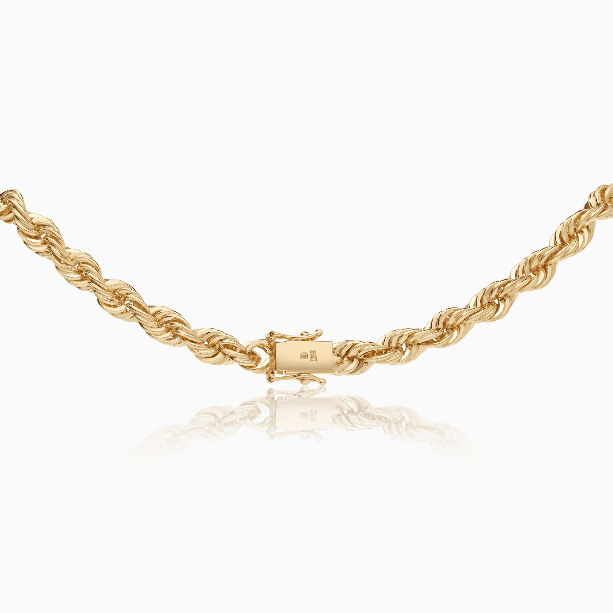 Rope necklace 119.87g 18K gold - Image 2