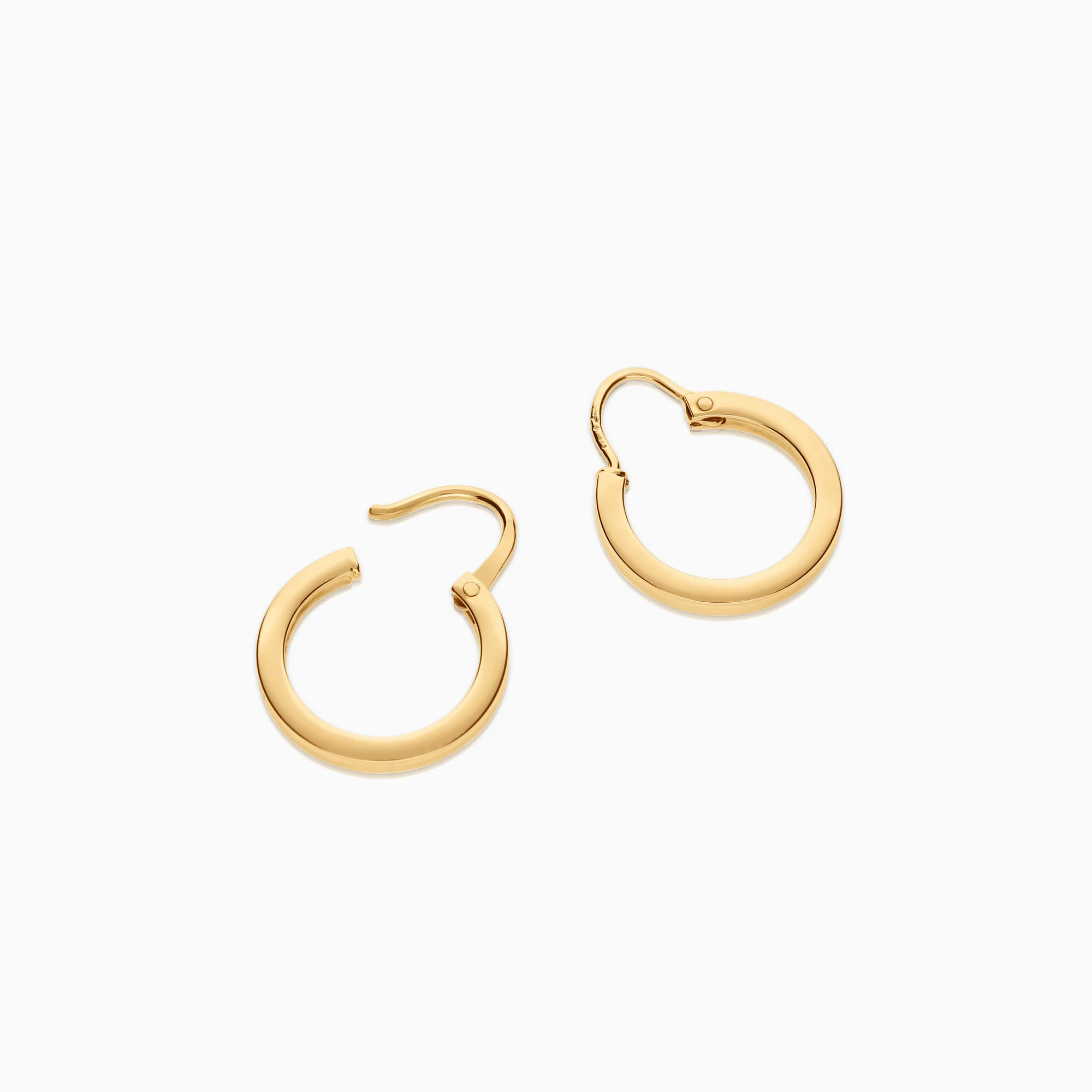 Hoop earrings 1.64g 18K gold - Image 2