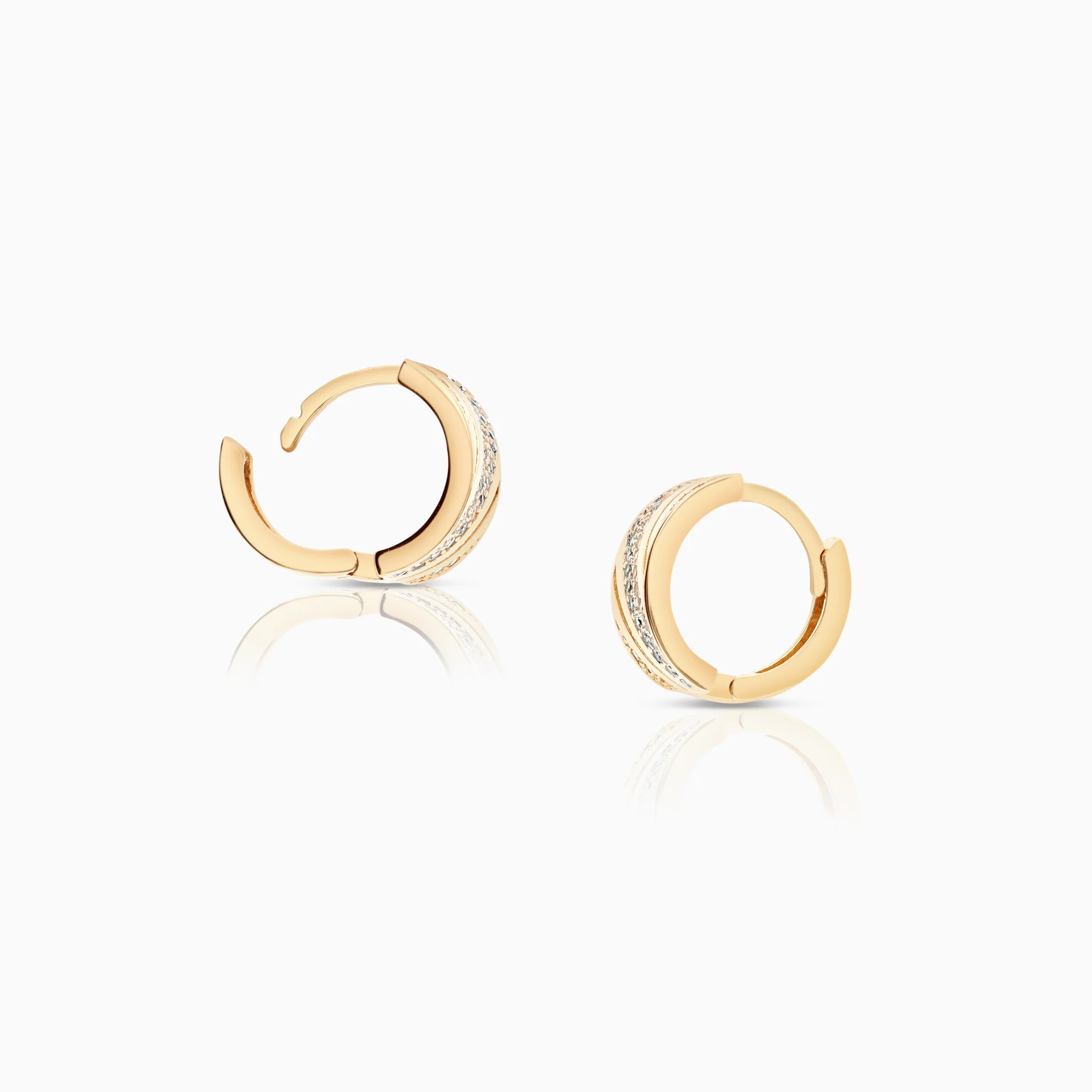 Hoop Earring 3.33g 14K gold - Image 2