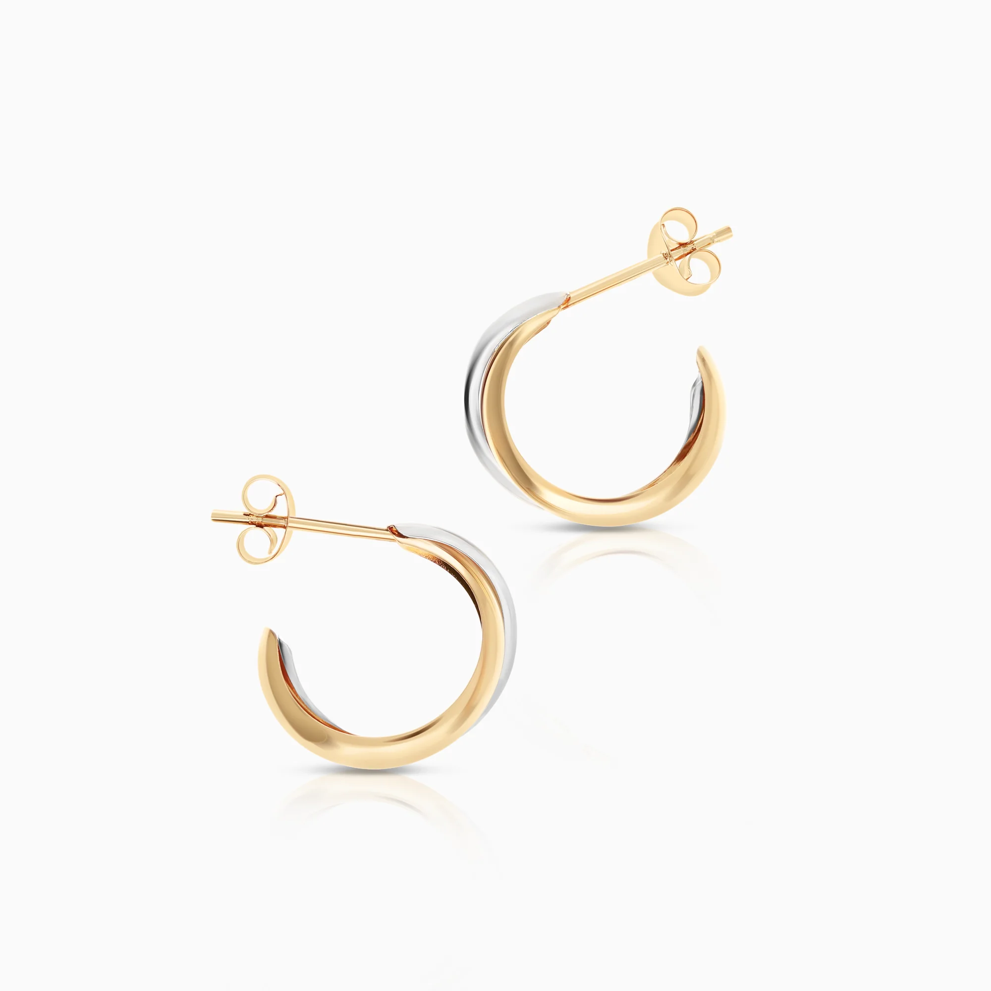 Hoop earrings 1.21g 18K gold - Image 2