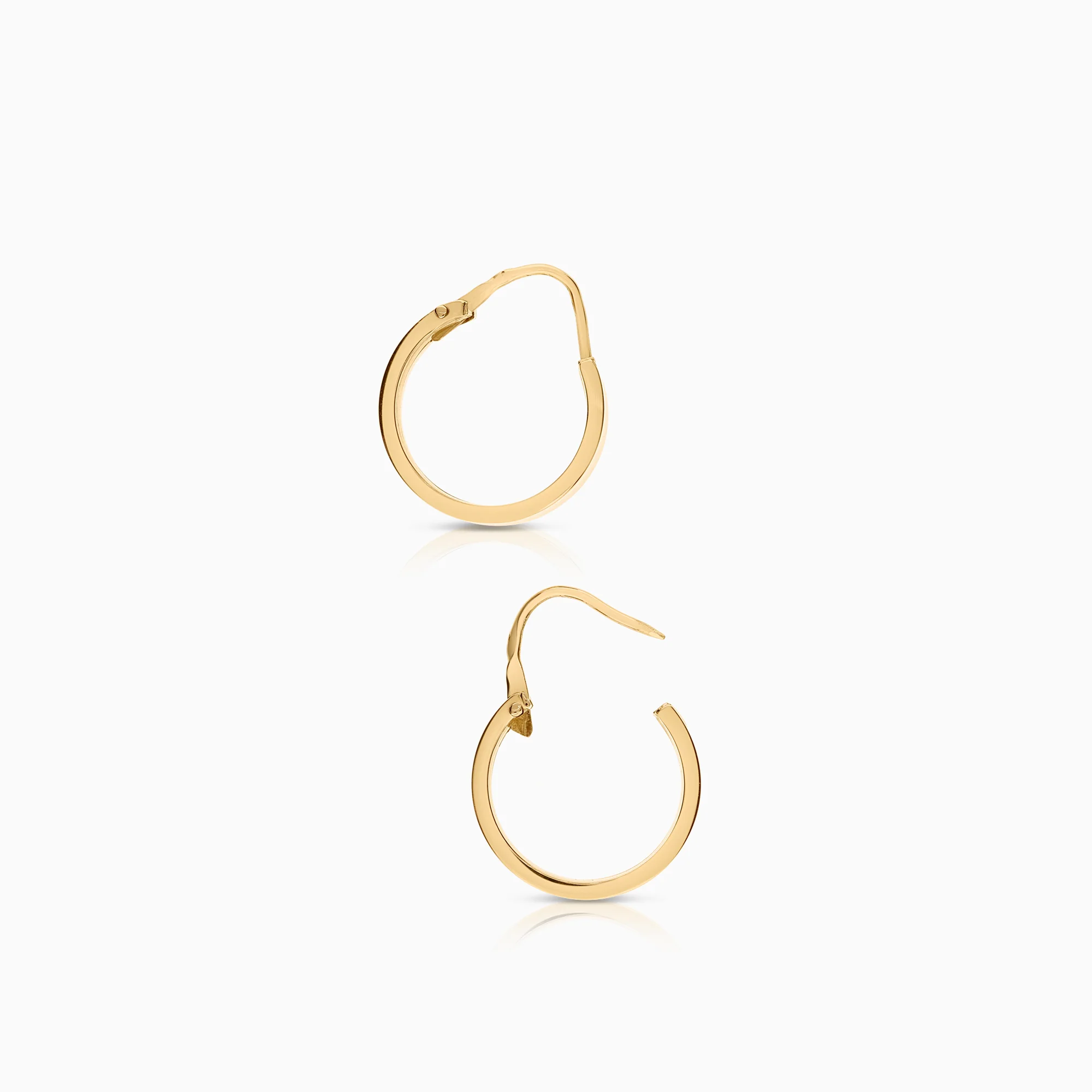 Hoop earrings 2.06g 18K gold - Image 2