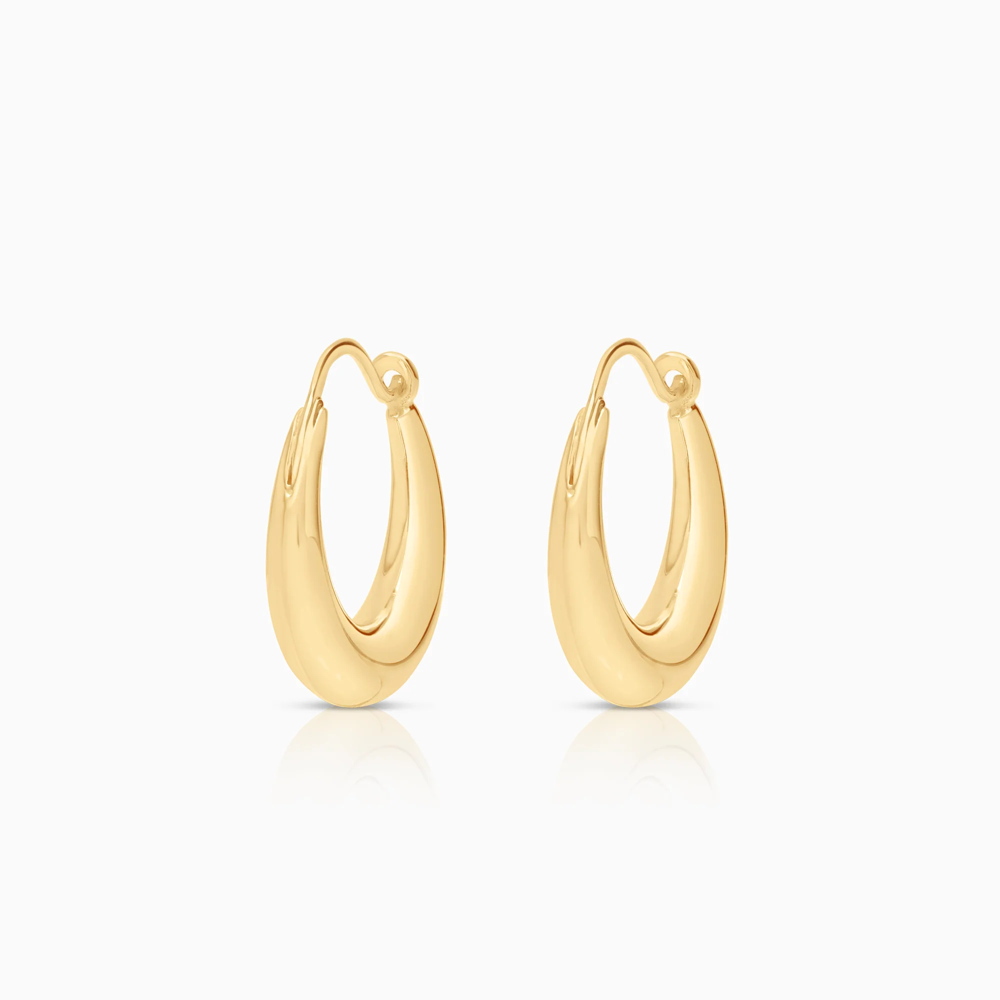 Hoop earrings 2.56g 18K gold