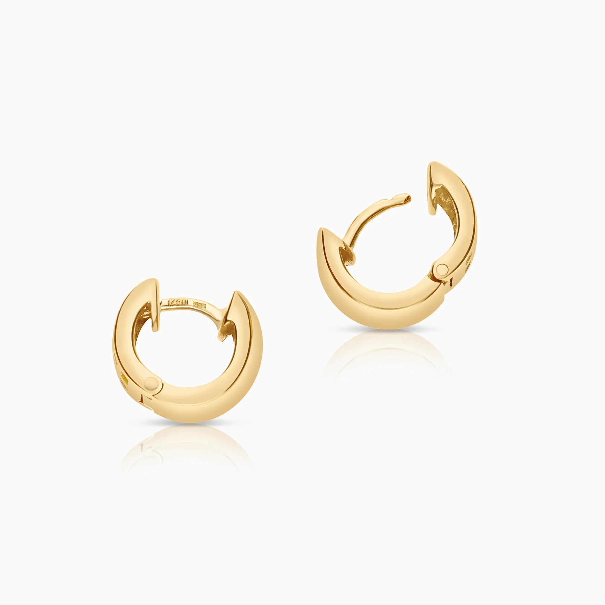 Hoop earrings 4.36g 18K gold - Image 3