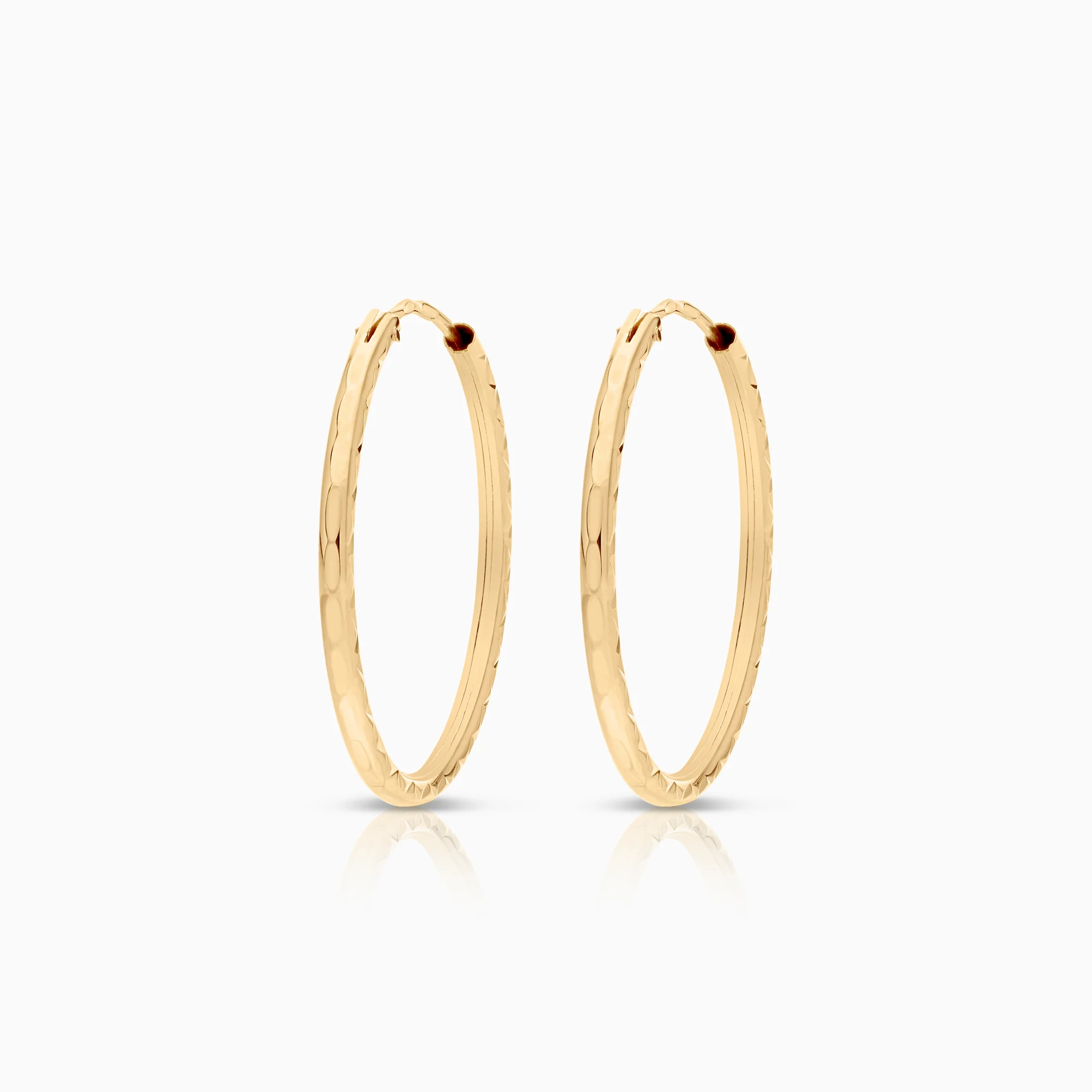 Hoop earrings 0.99g 18K gold