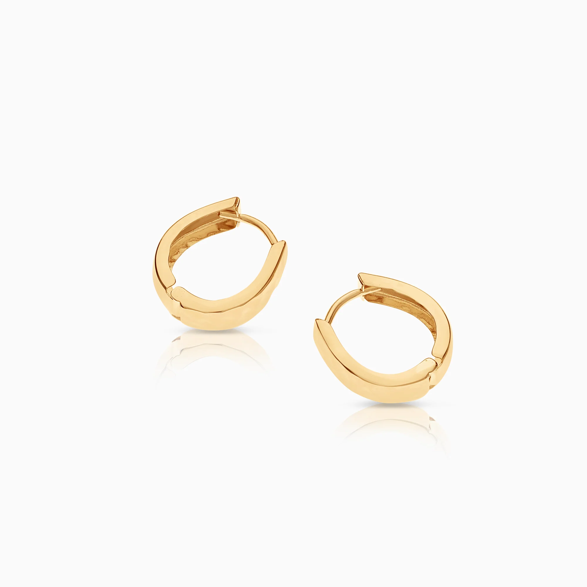 Hoop earrings 1.02g 18K gold - Image 2