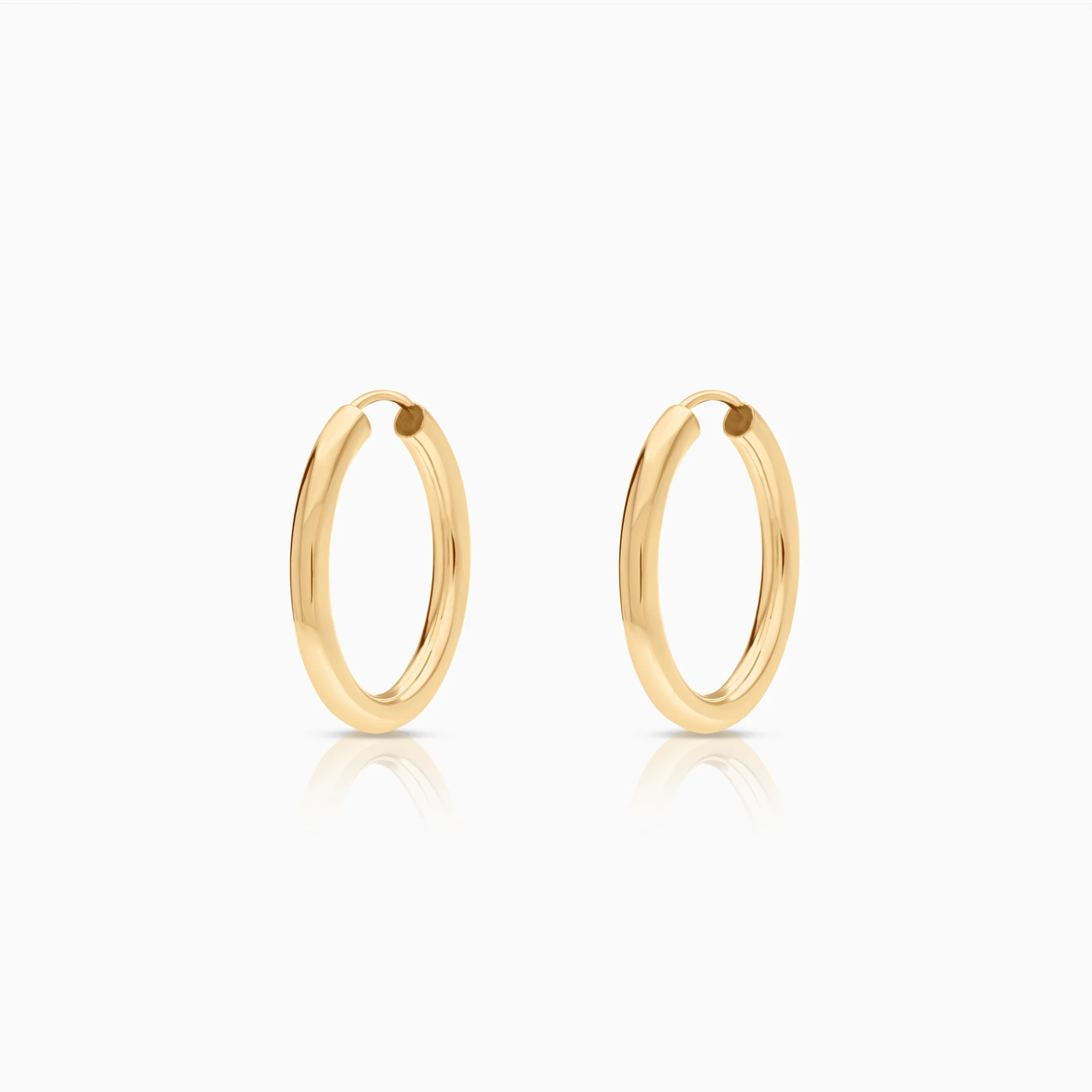 Hoop earrings 1.11g 18K gold