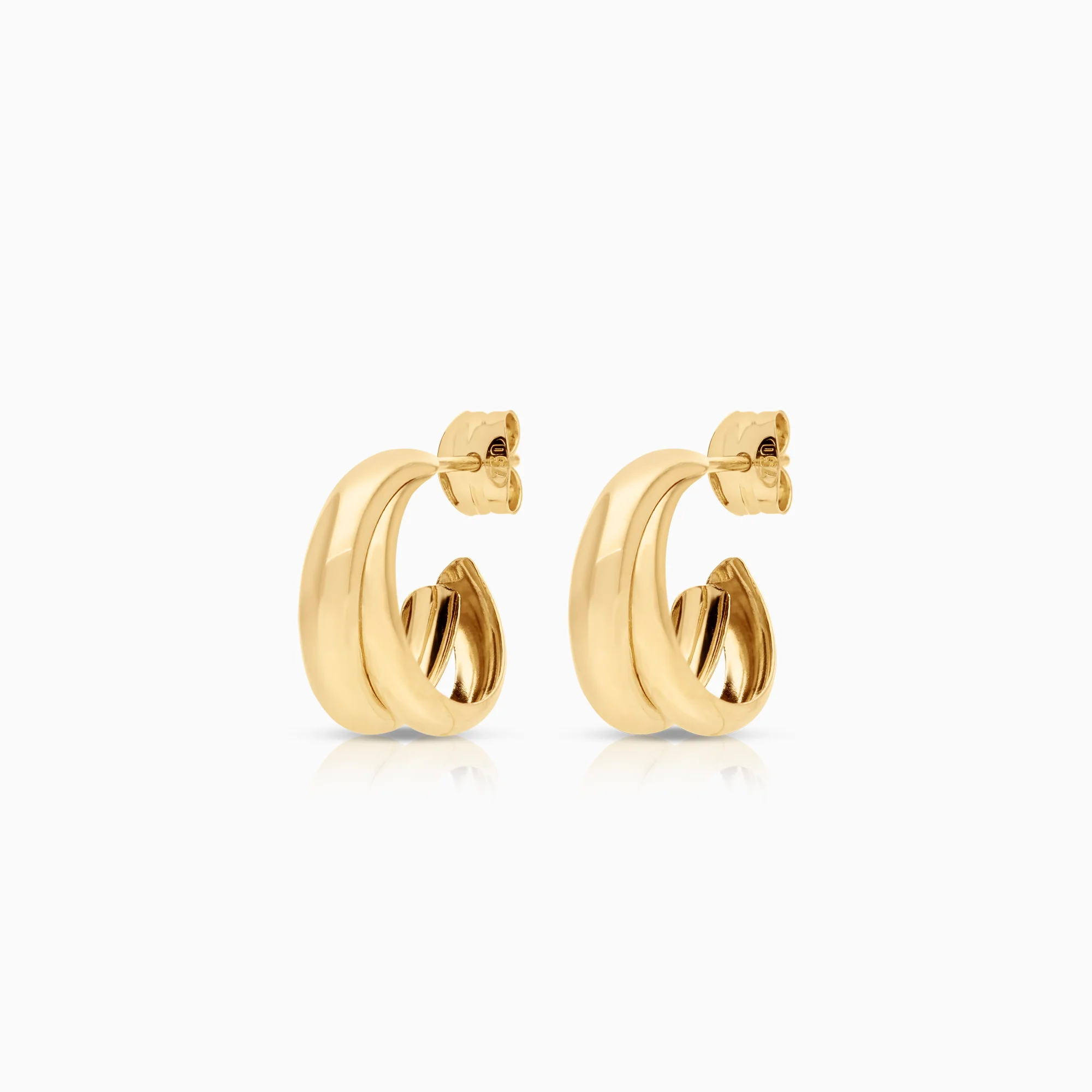 Hoop earrings 1.32g 18K gold