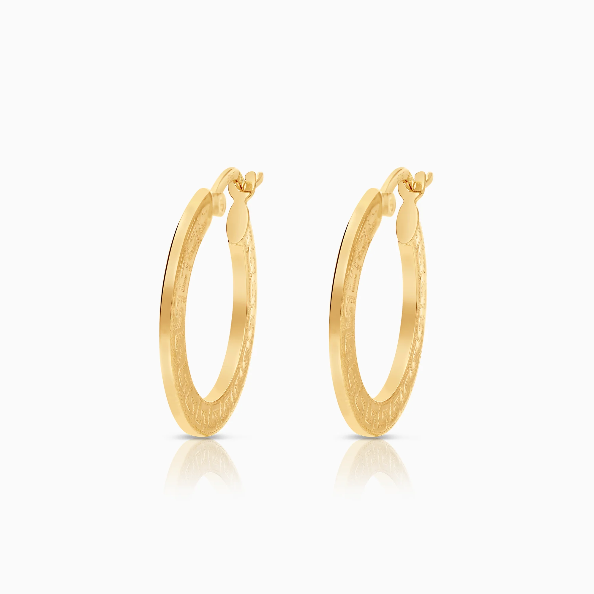Hoop earrings 1.81g 14K gold