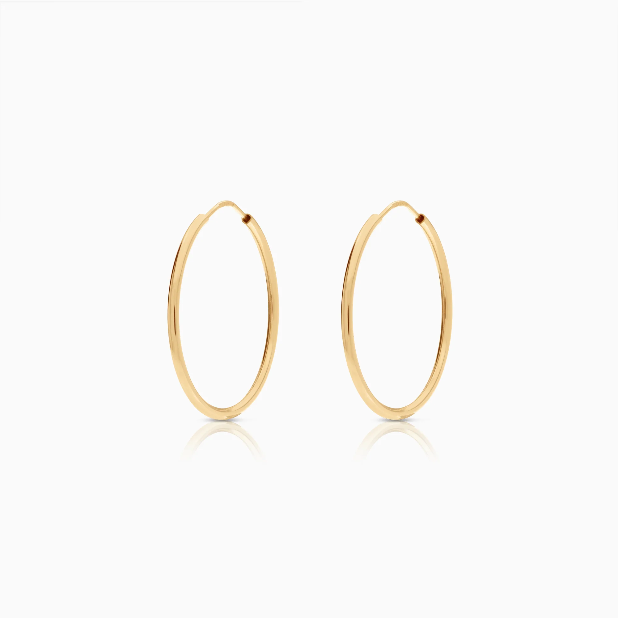 Hoop earrings 1.87g 18K gold