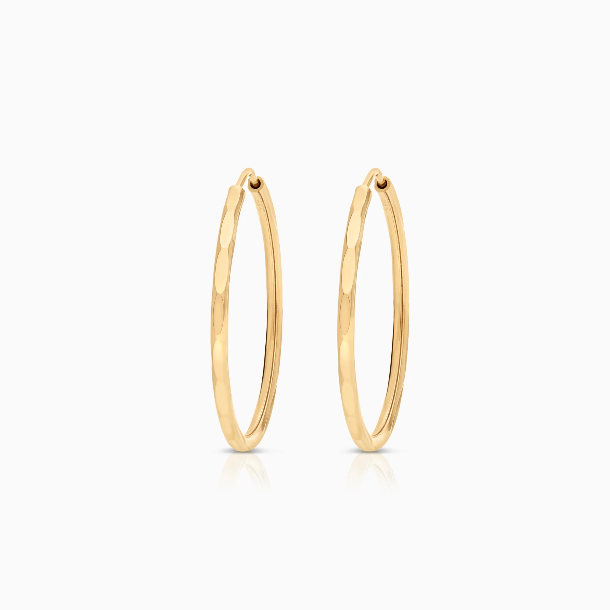 Hoop earrings 1.92g 14K gold