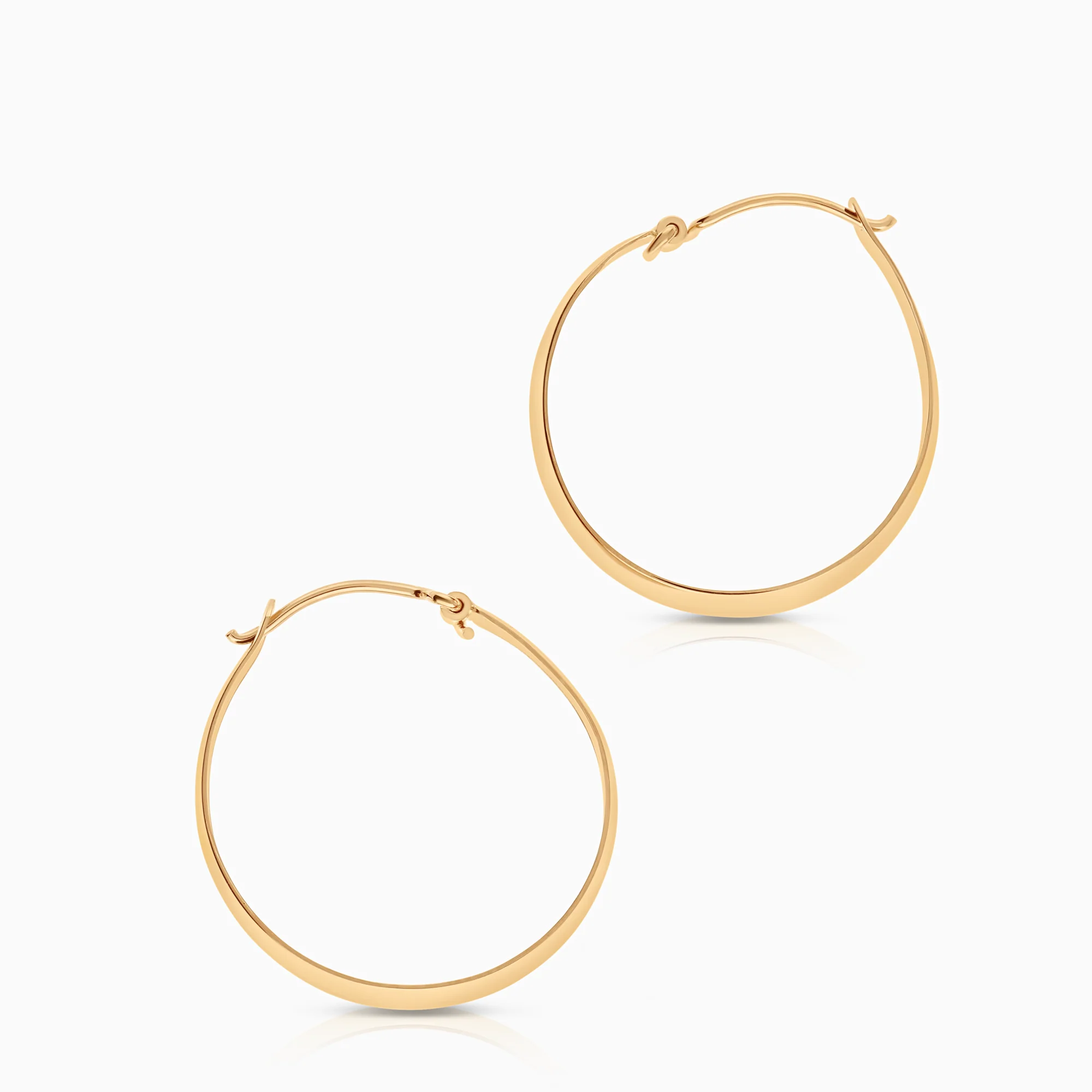 Hoop earrings 2.01g 18K gold - Image 2