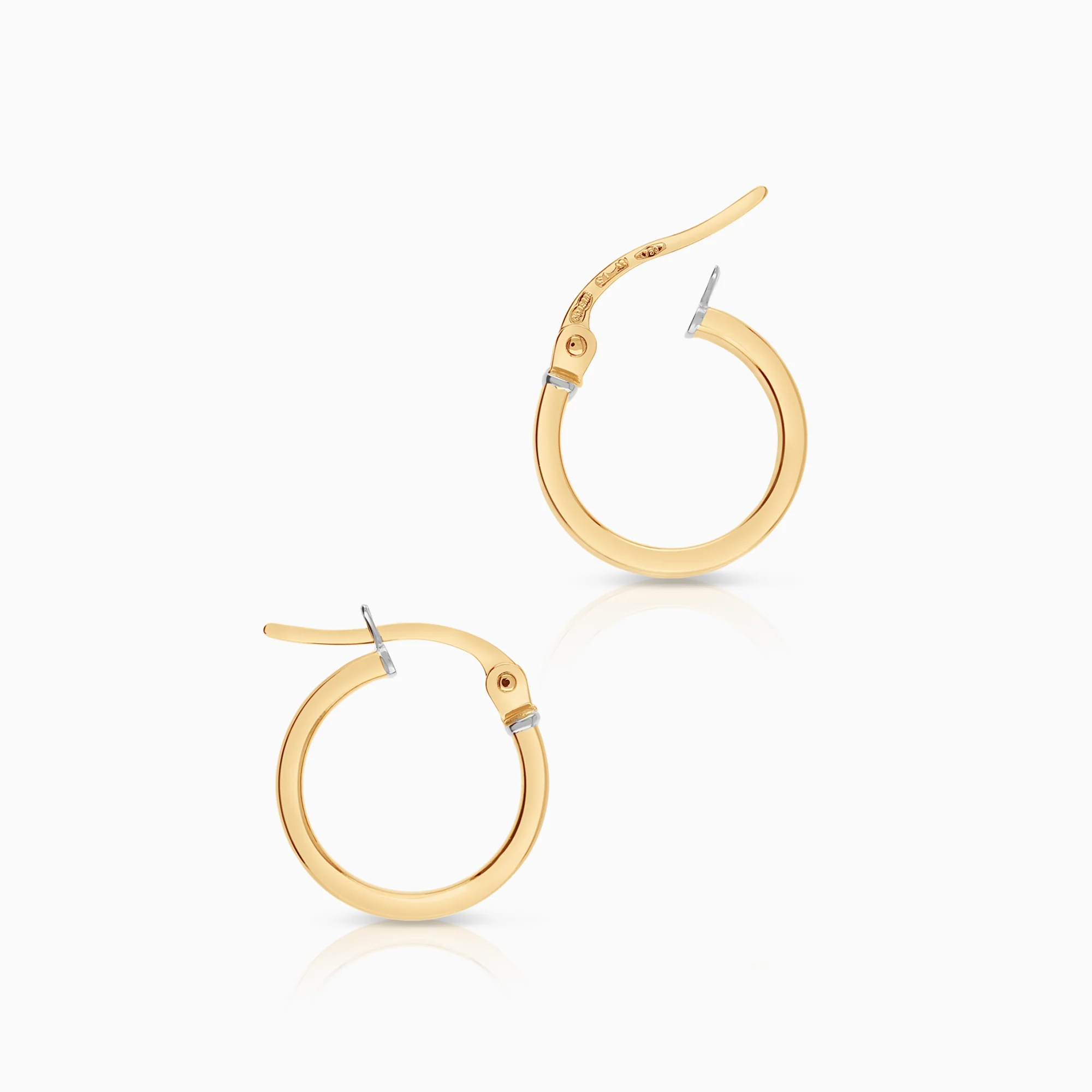 Hoop earrings 2.05g 18K gold - Image 2