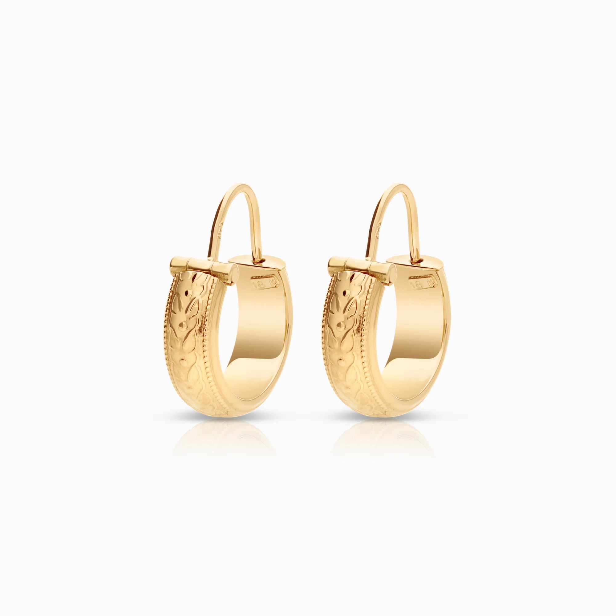 Hoop earrings 2.29g 18K gold