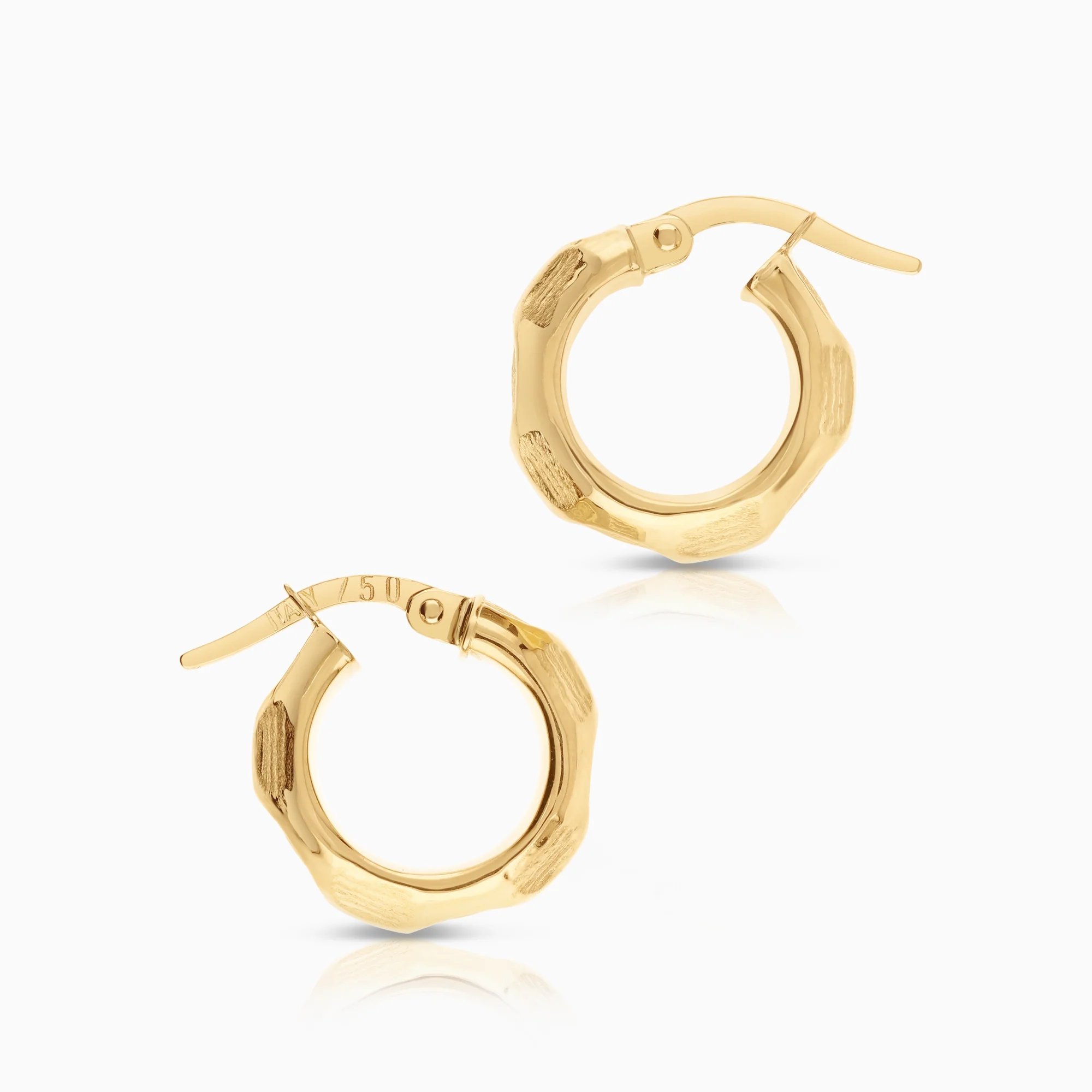 Hoop earrings 2.54g 18K gold - Image 2