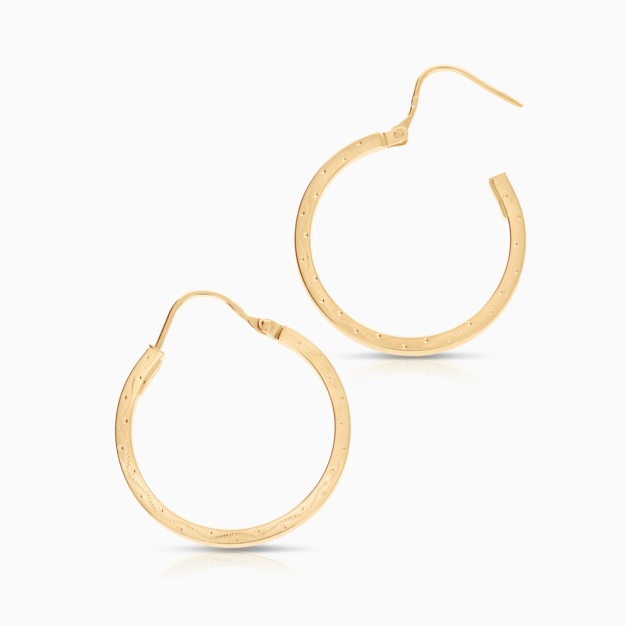 Hoop earrings 2.75g 18K gold - Image 2