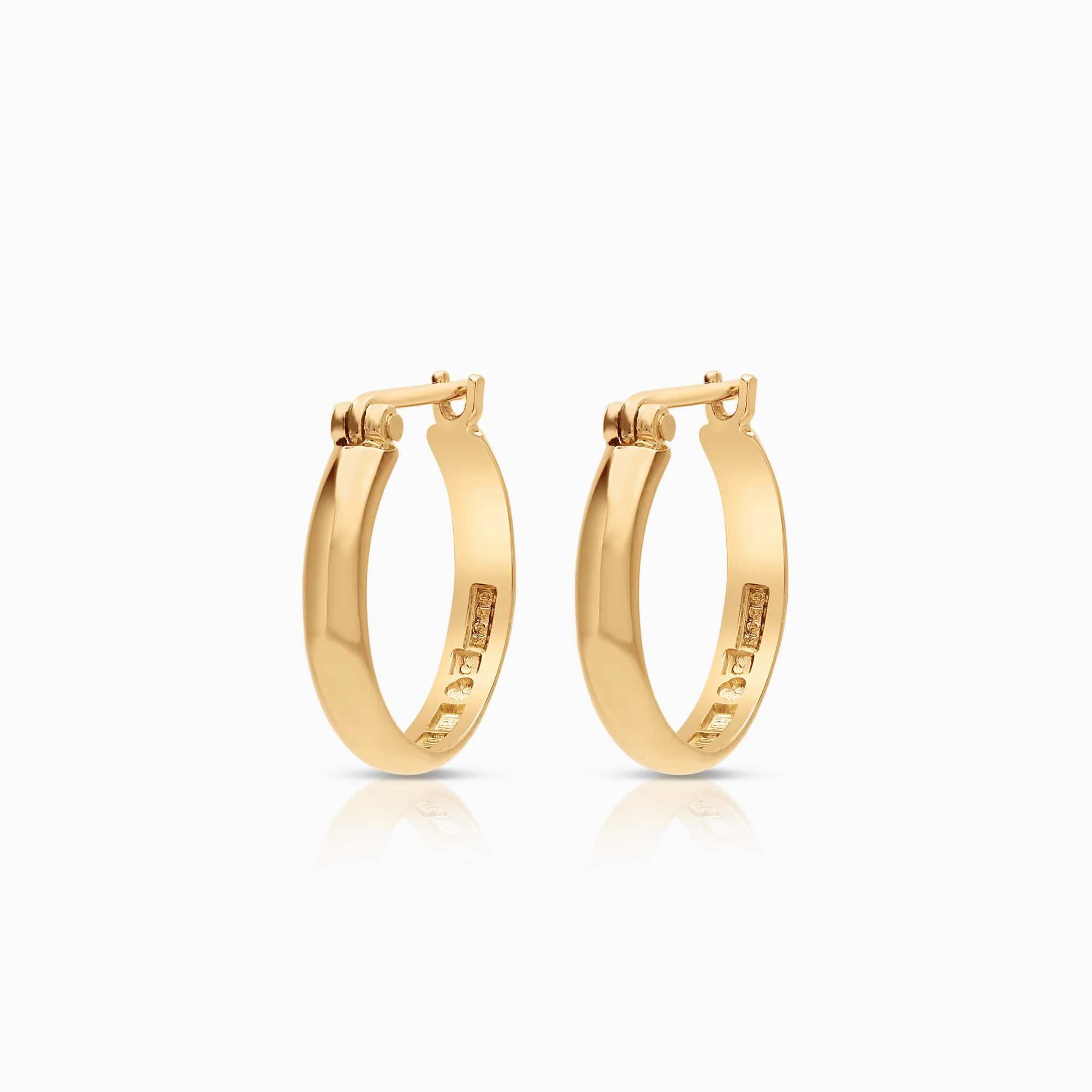 Hoop earrings 3.13g 18K gold