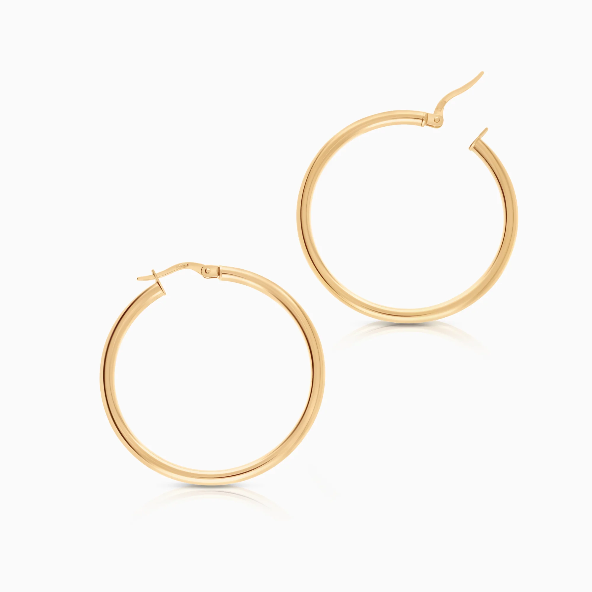 Hoop earrings 3.16g 18K gold - Image 2