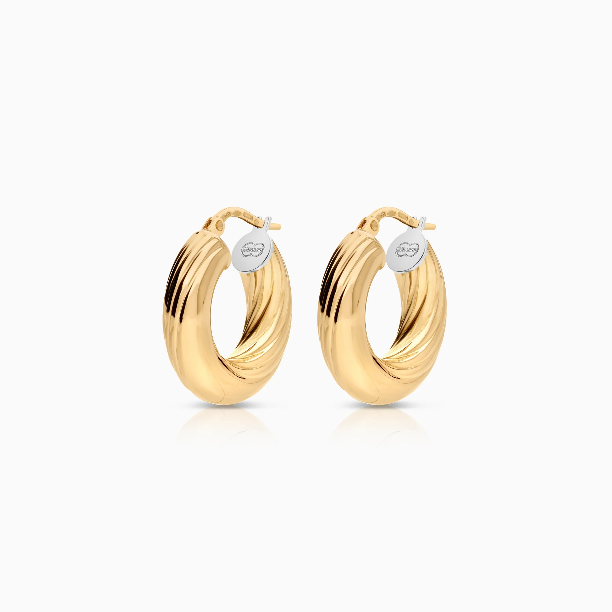 Hoop earrings 3.49g 18K gold