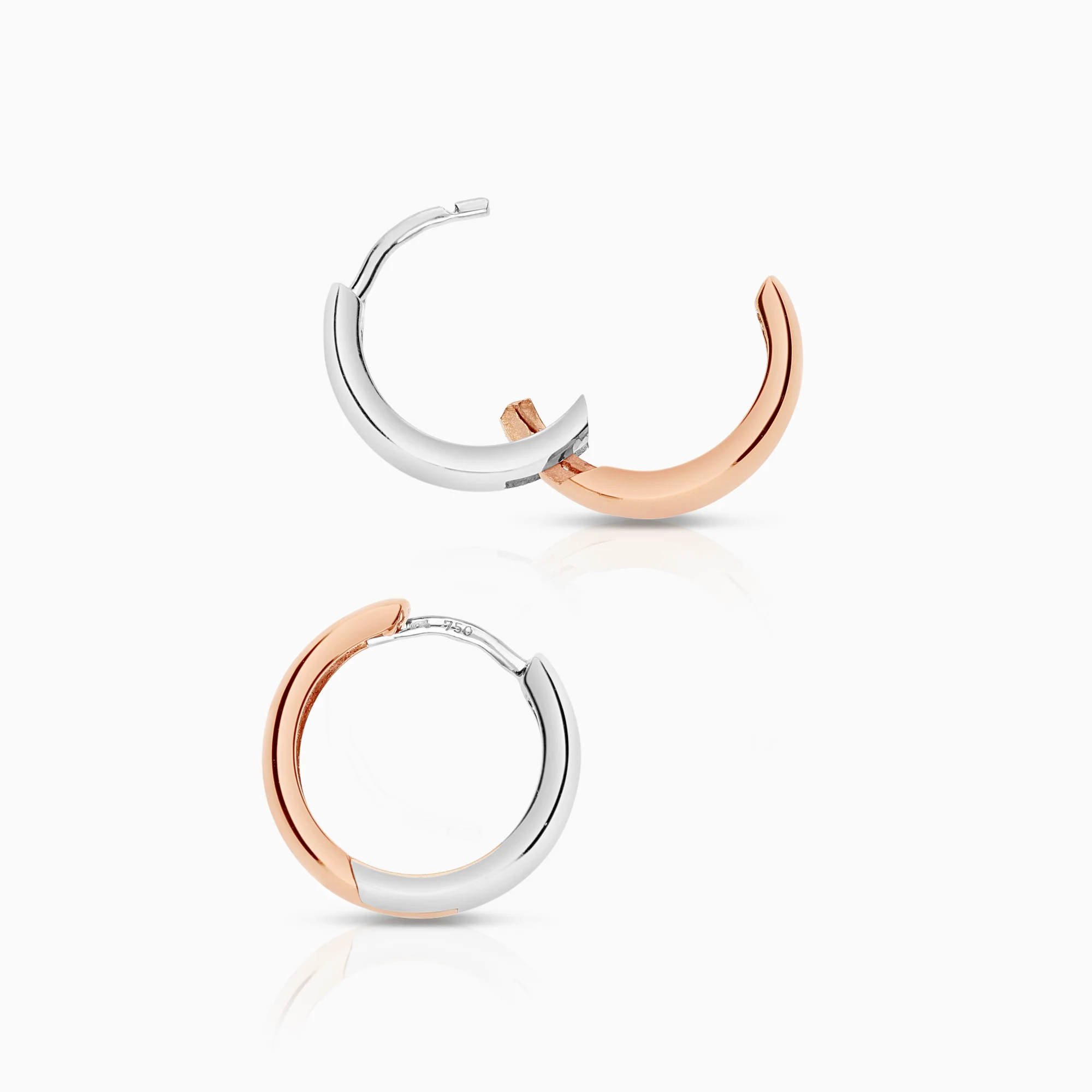 Hoop earrings 3.78g 18K gold - Image 2