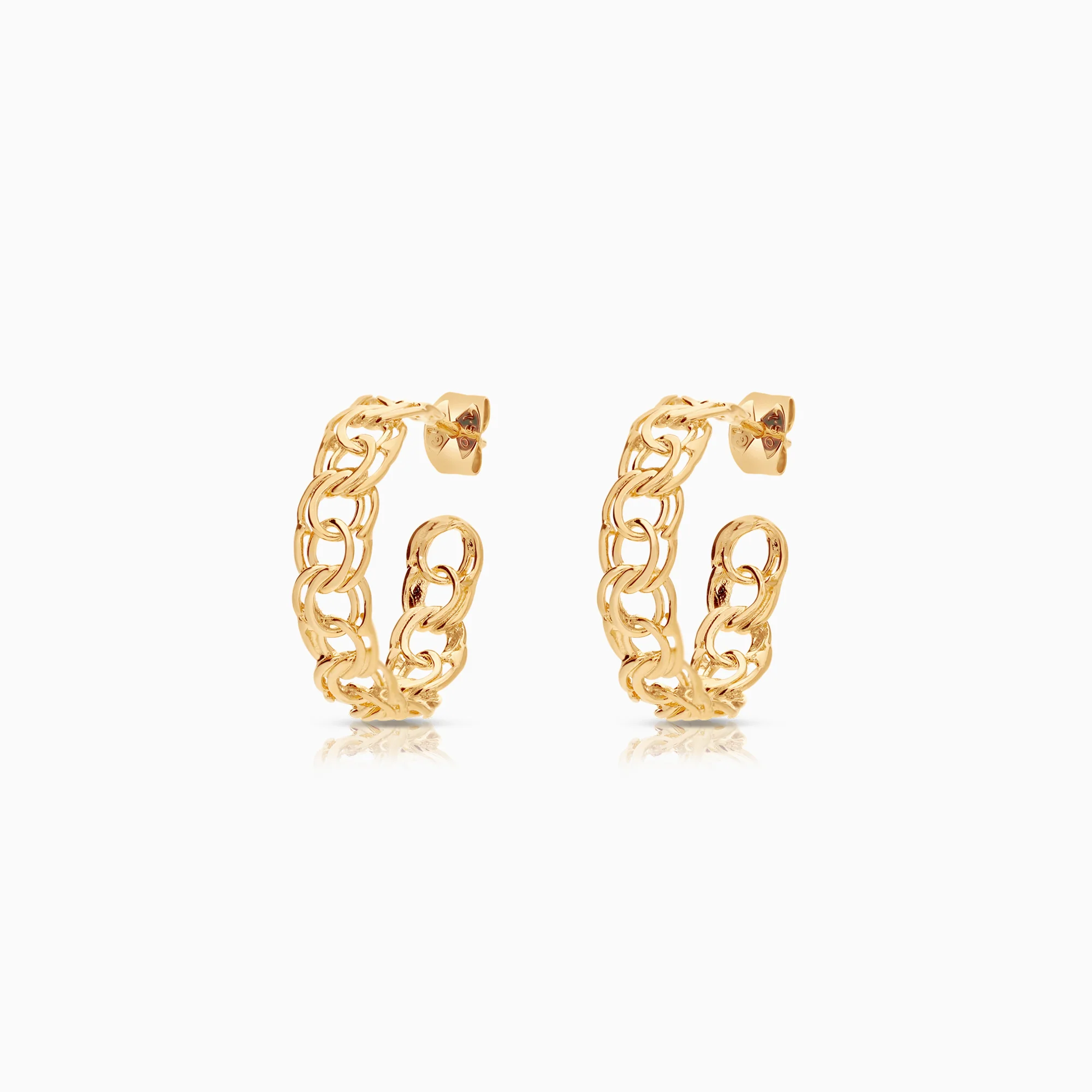 Hoop Bismarck earrings 3.09g 18K gold