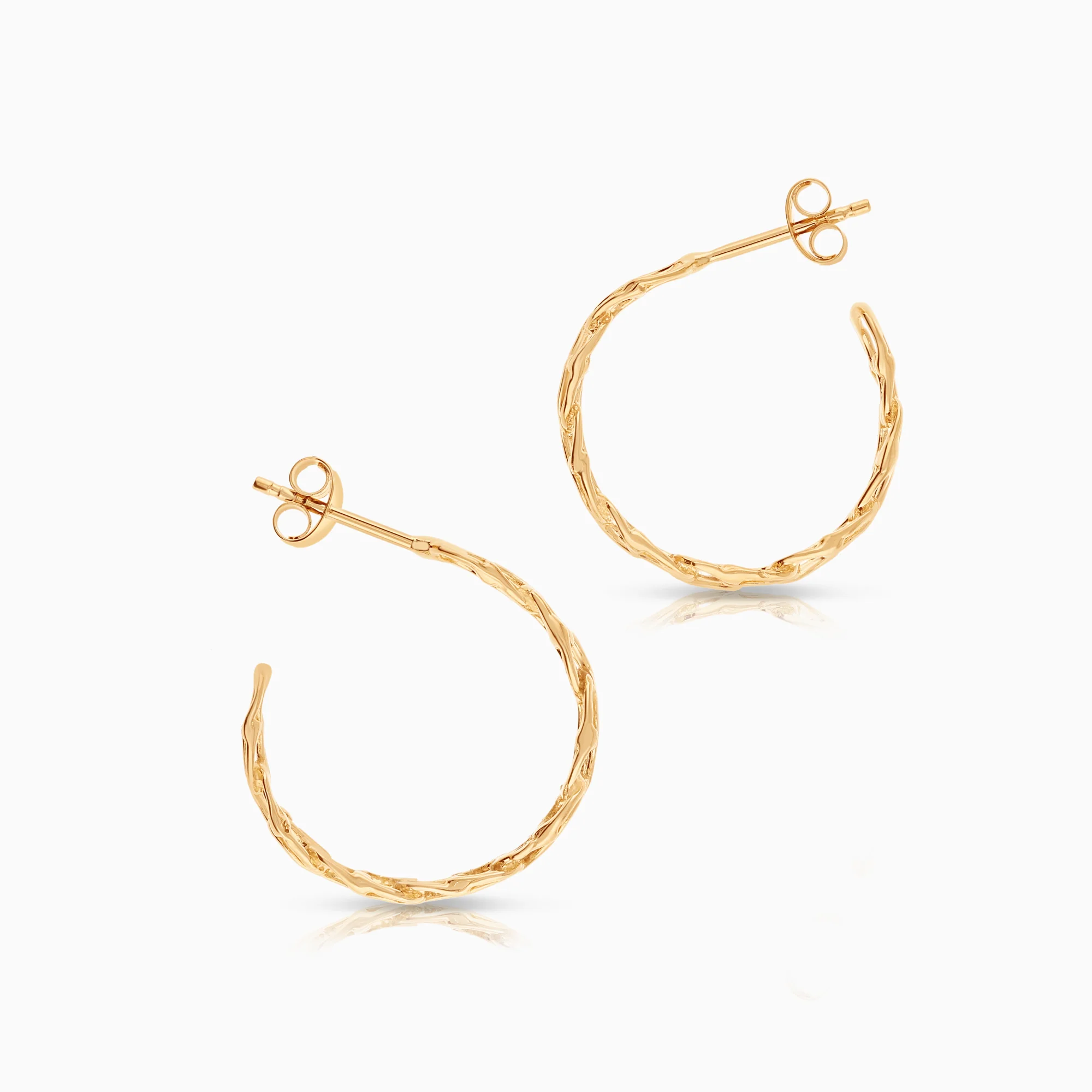 Hoop Bismarck earrings 3.09g 18K gold - Image 2