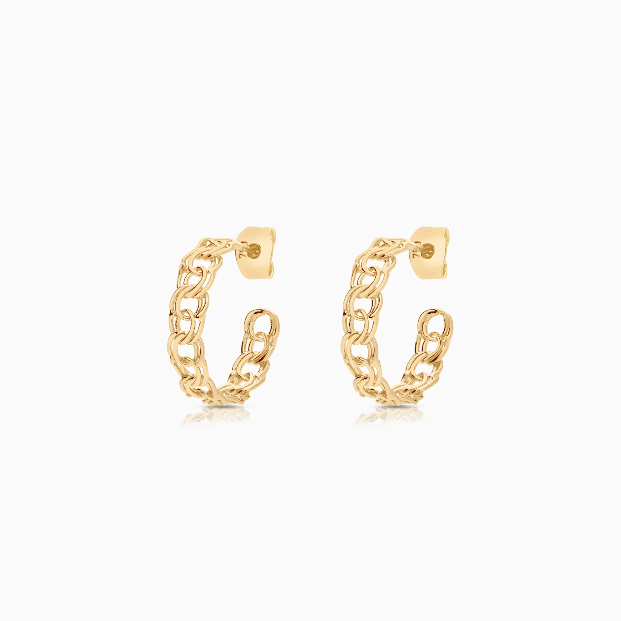 Hoop earrings Bismarck 3.69g 18K gold