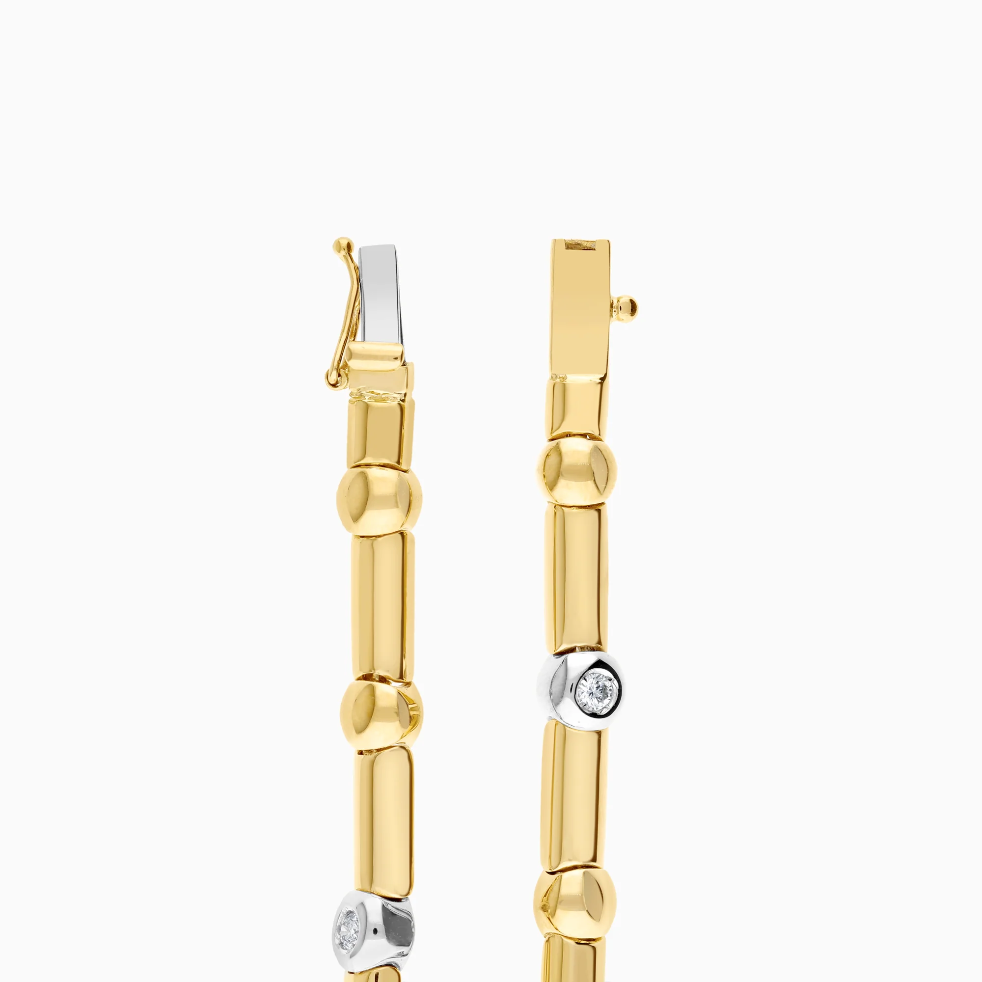 Diamond bracelet 0.20ct 18K gold - Image 2