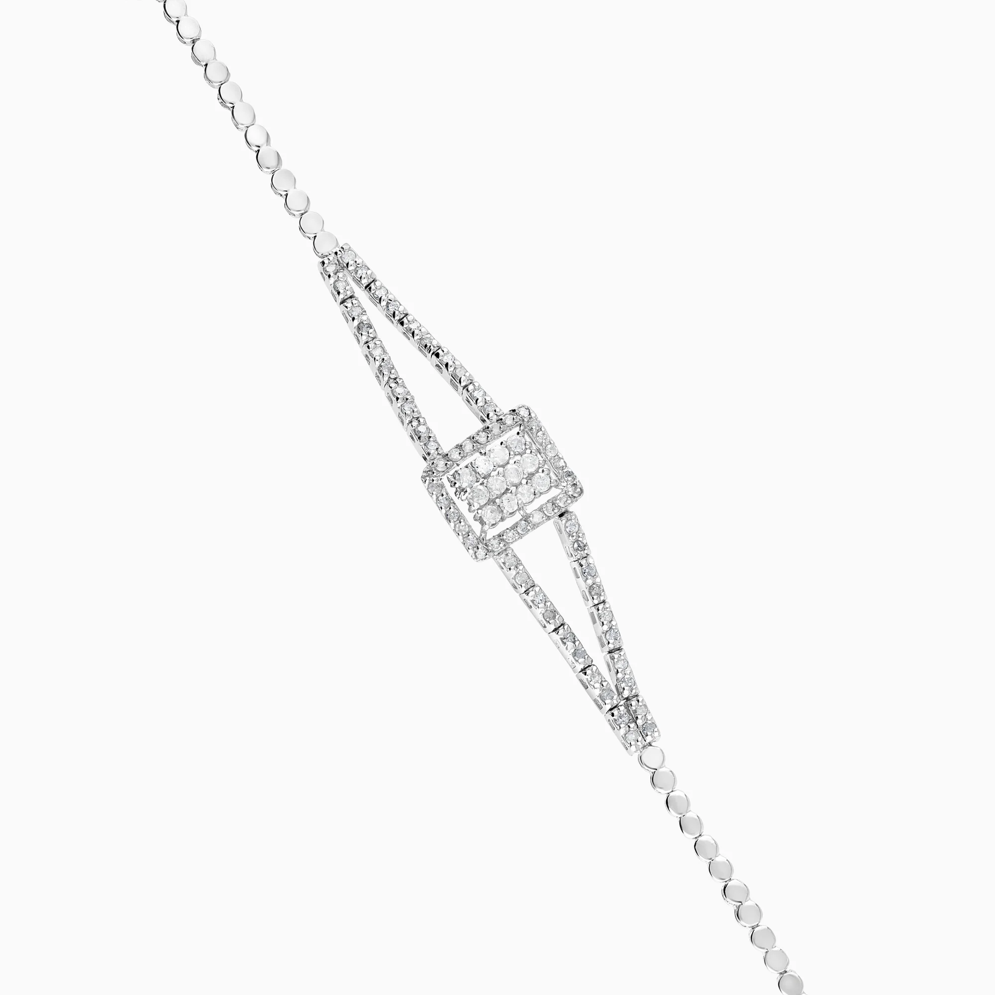 Diamond bracelet 0.63ct 18K white gold
