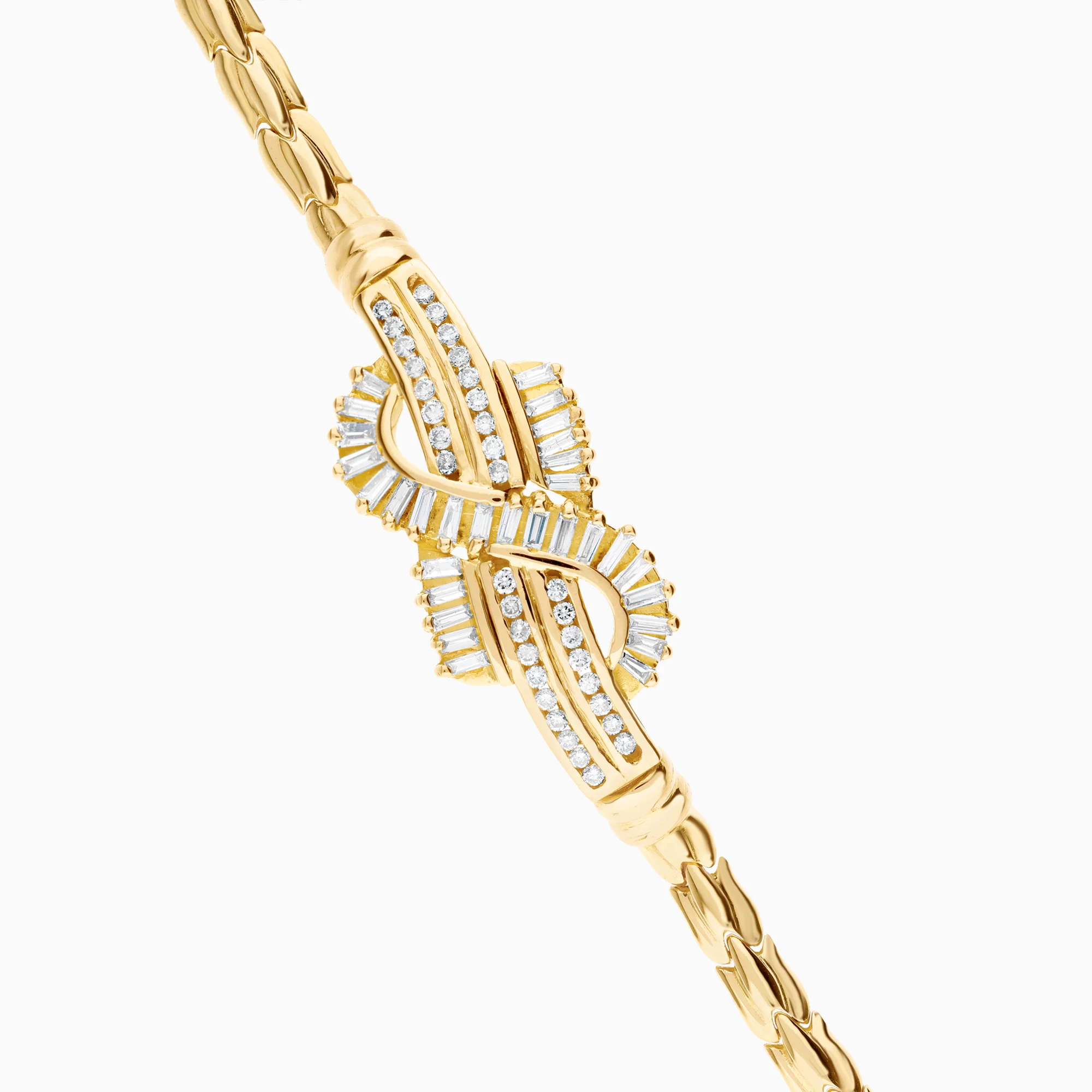 Diamond bracelet 0.84ct 18K gold