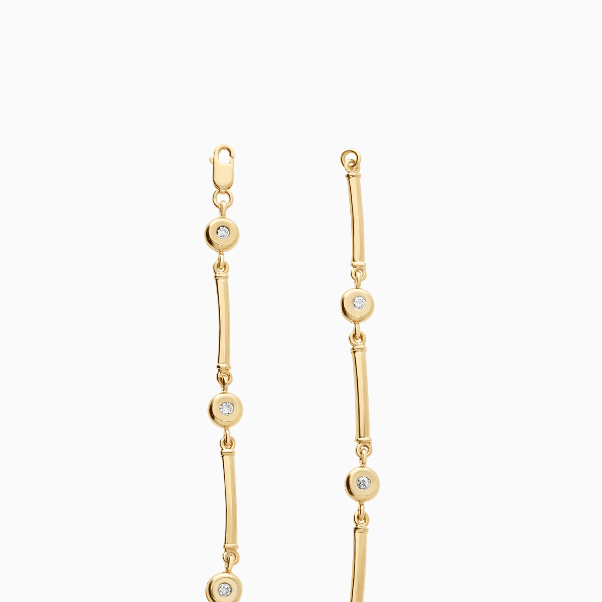 Diamond bracelet 0.18ct 18K gold - Image 2