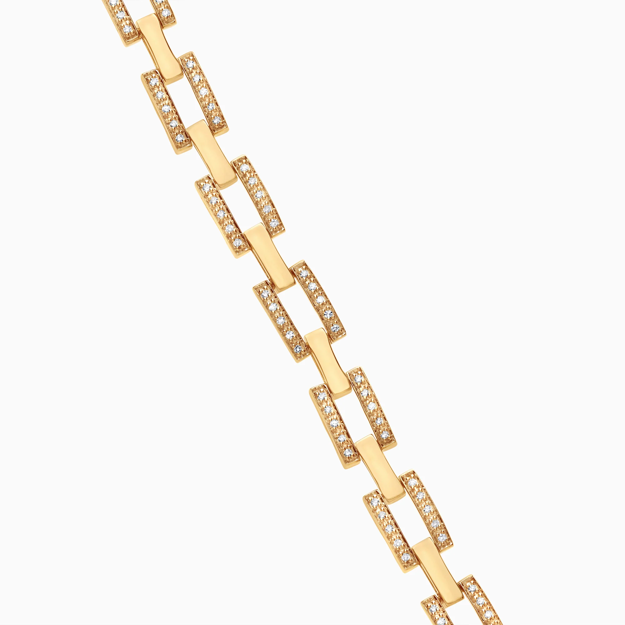 Diamond bracelet 0.39ct 18K gold