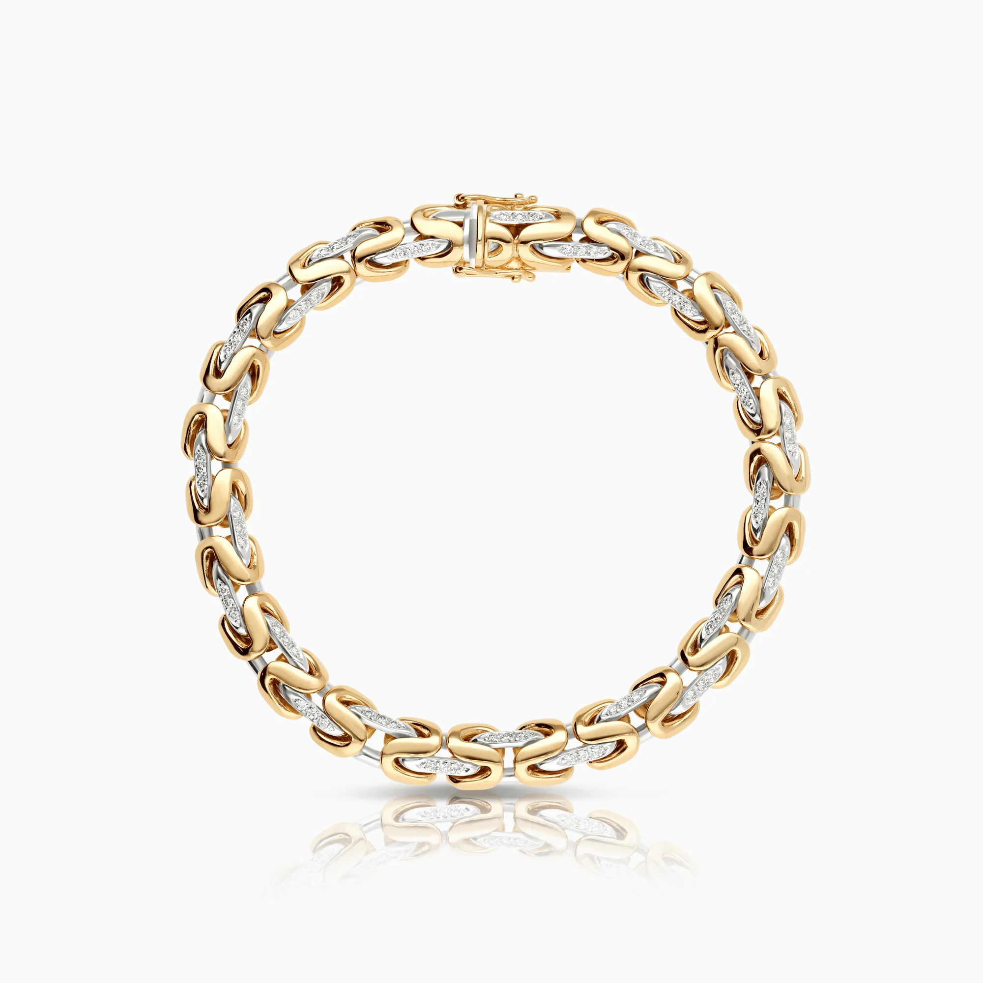 Diamond bracelet 0.78ct 18K gold